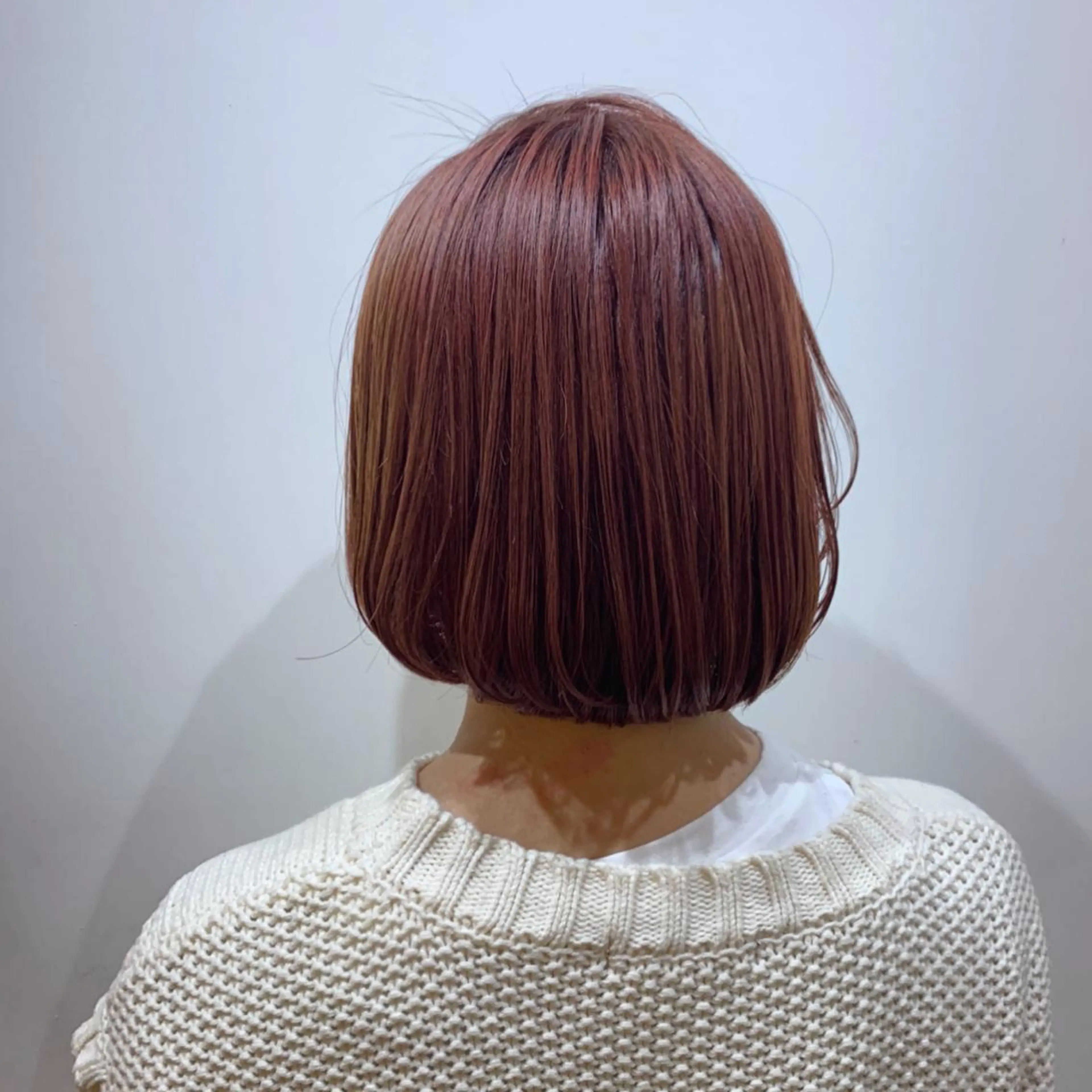 ミディアム ヘアカラー トリートメント Jewel Box所属・髪質改善ストレート 特化⭐️杉本奈稀沙のヘアスタイル