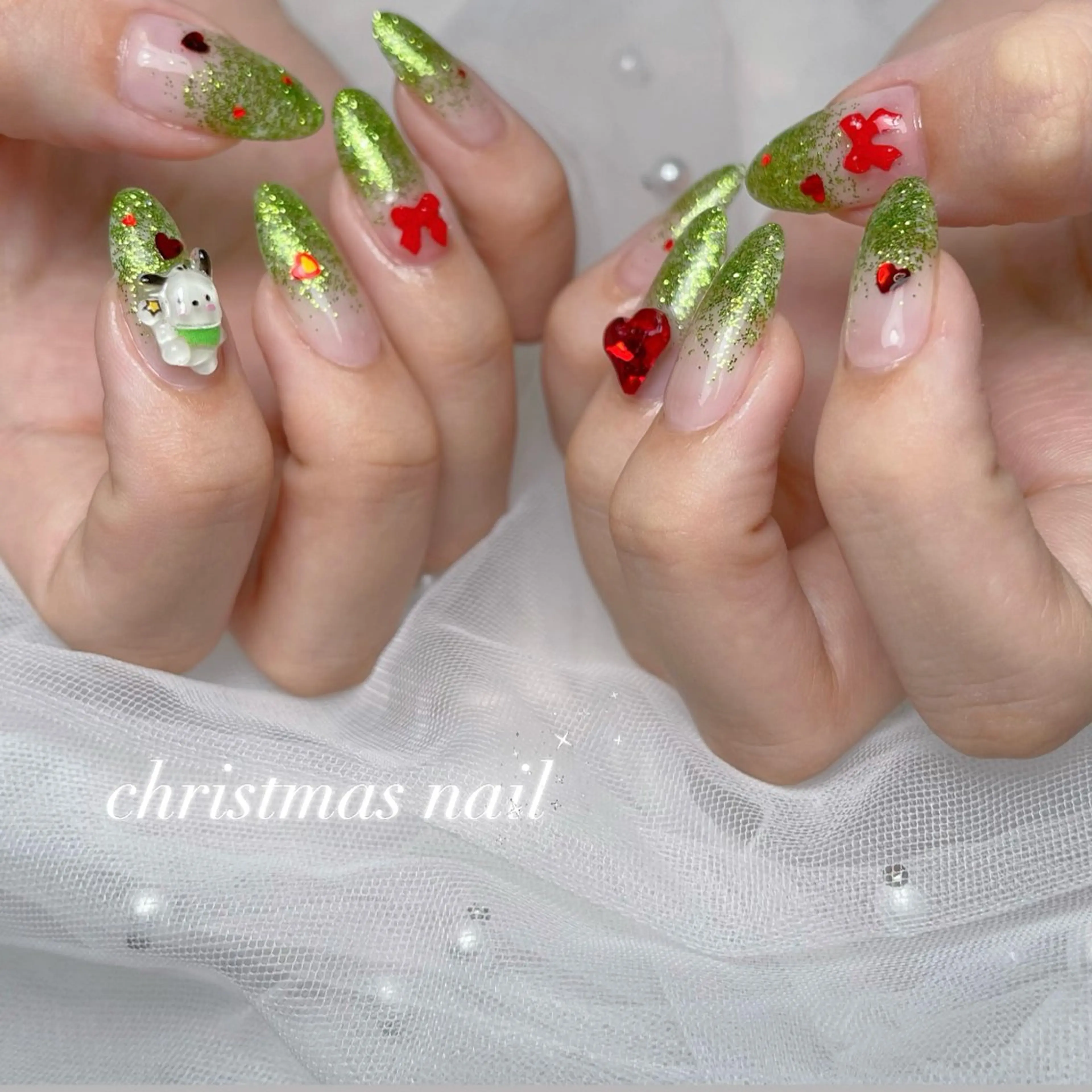 ネイル アートネイル 長さ出し ジェルネイル 韓国ネイル 持ち込み ハンドネイル RE SALONのネイルデザイン