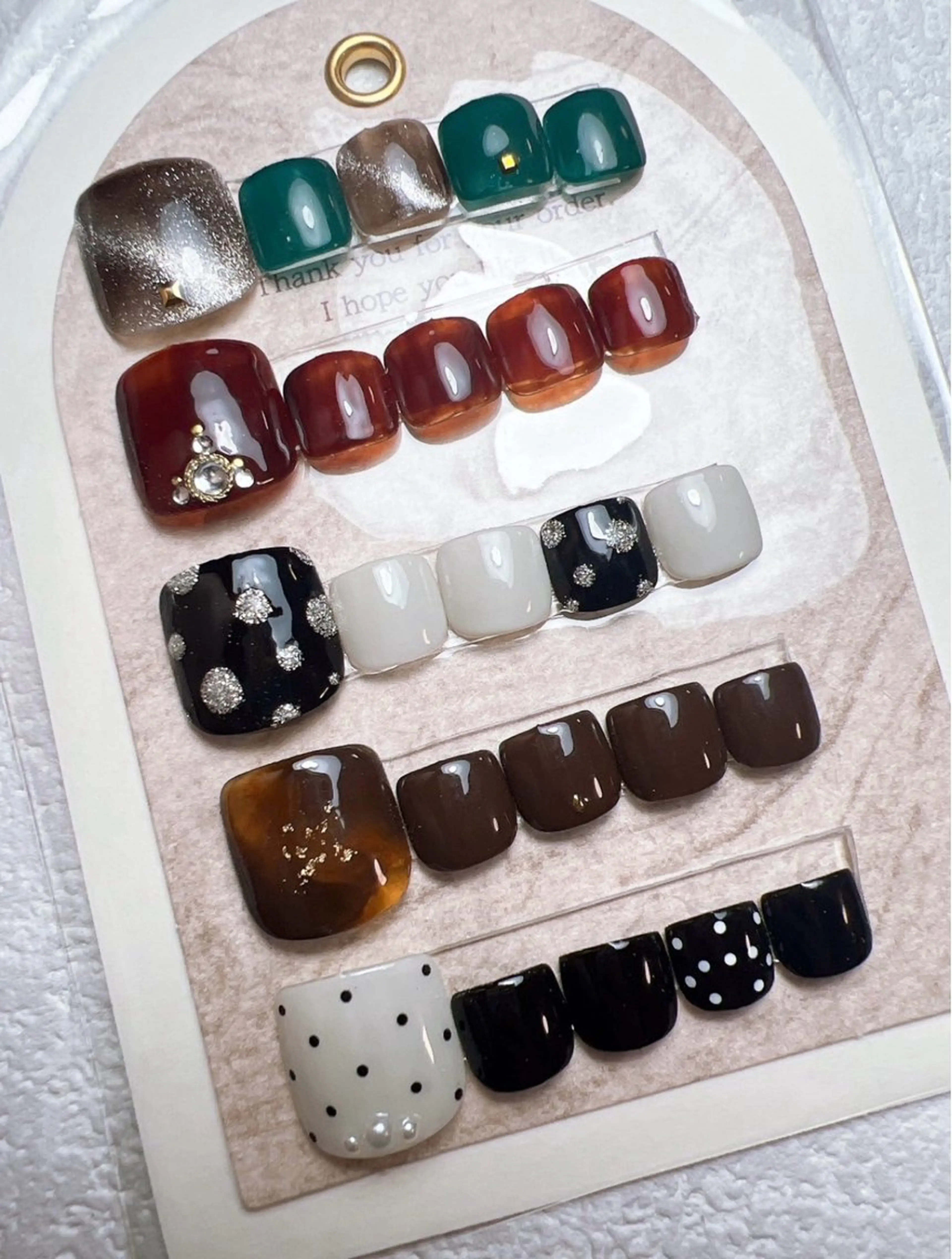 ネイル フットネイル li-fra RINAのネイルデザイン