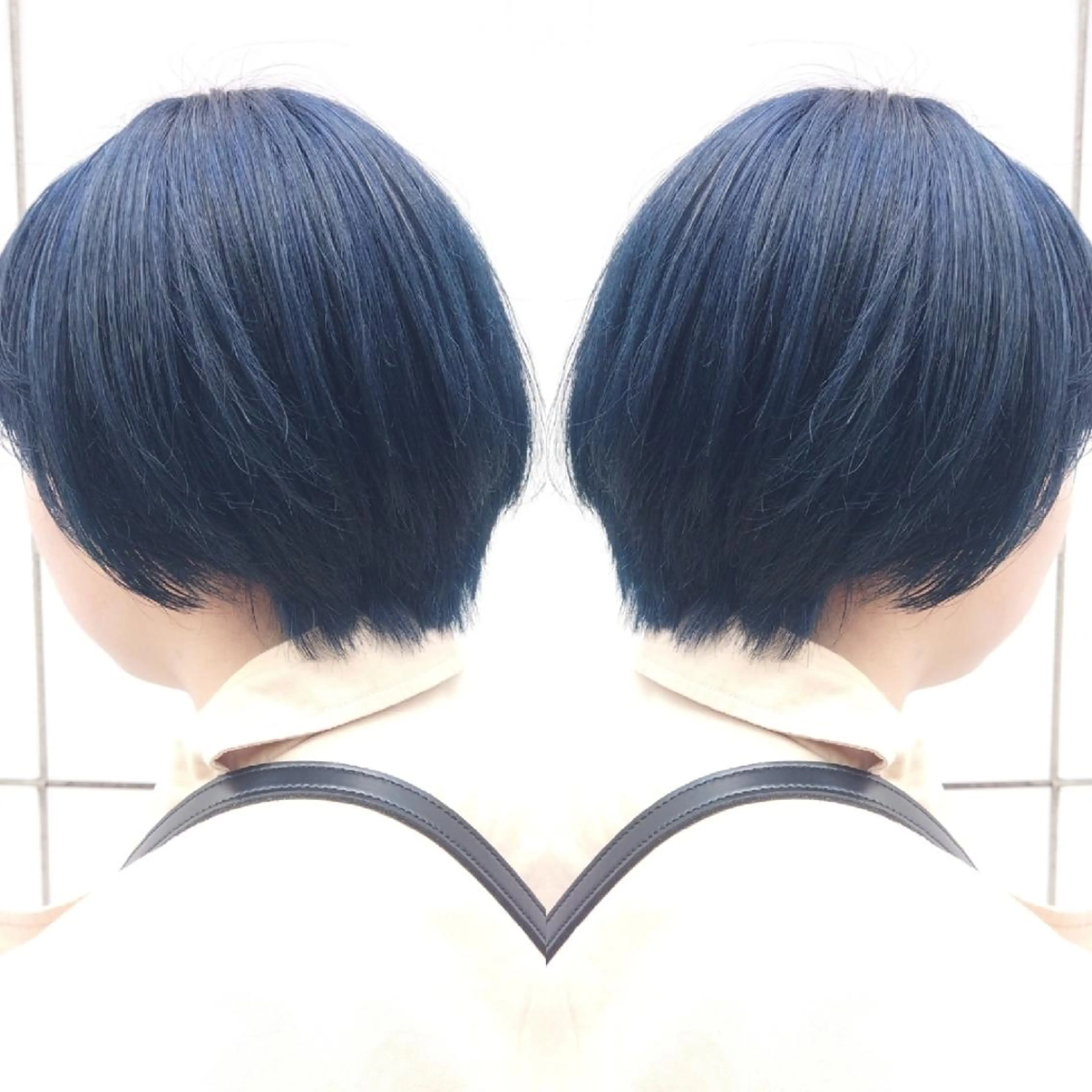 ショート カラー ヘアアレンジ ブリーチ ケアブリーチ 竹内啓太 ボブのヘアスタイル