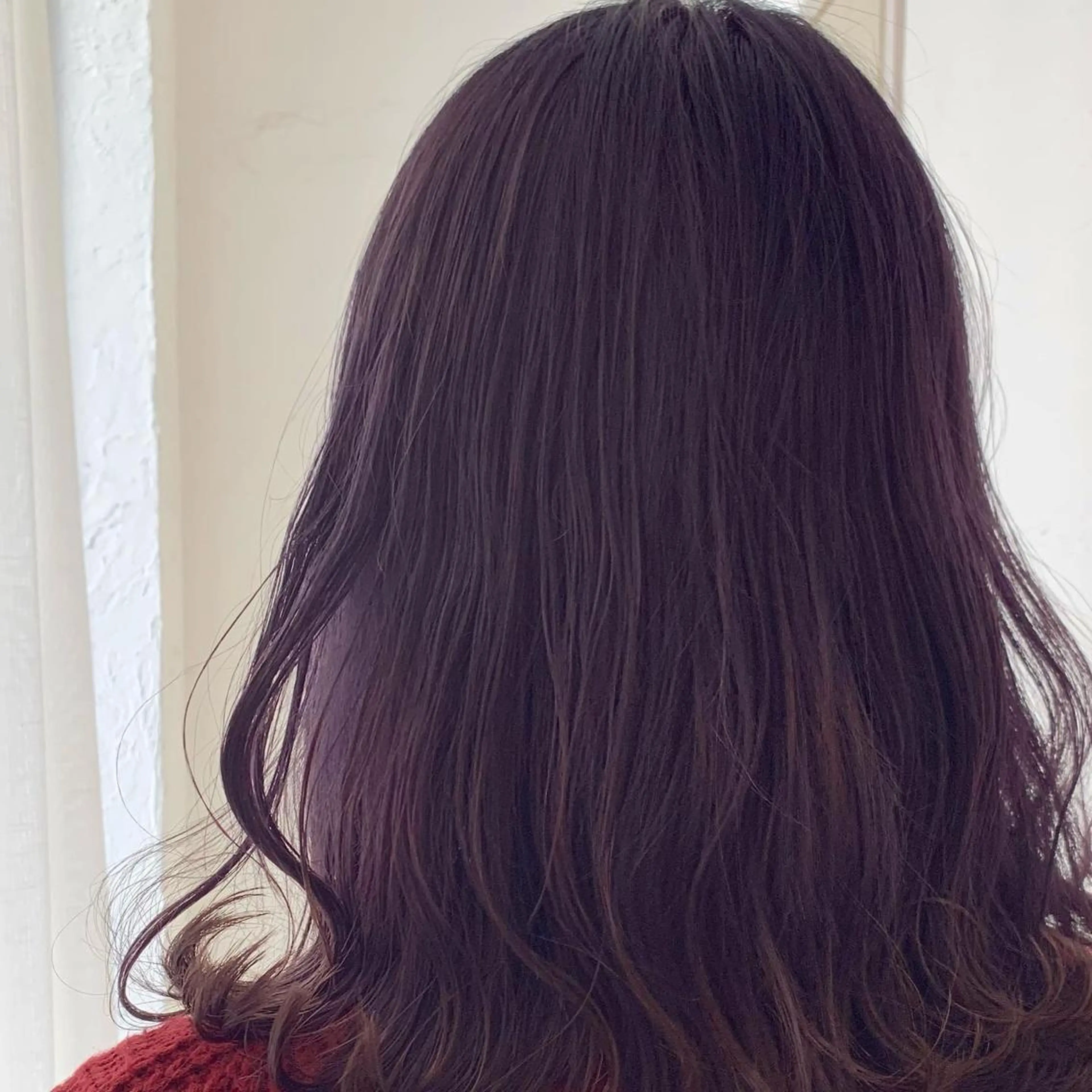 セミロング カラー カット ヘアカラー タナカ マナミのヘアスタイル