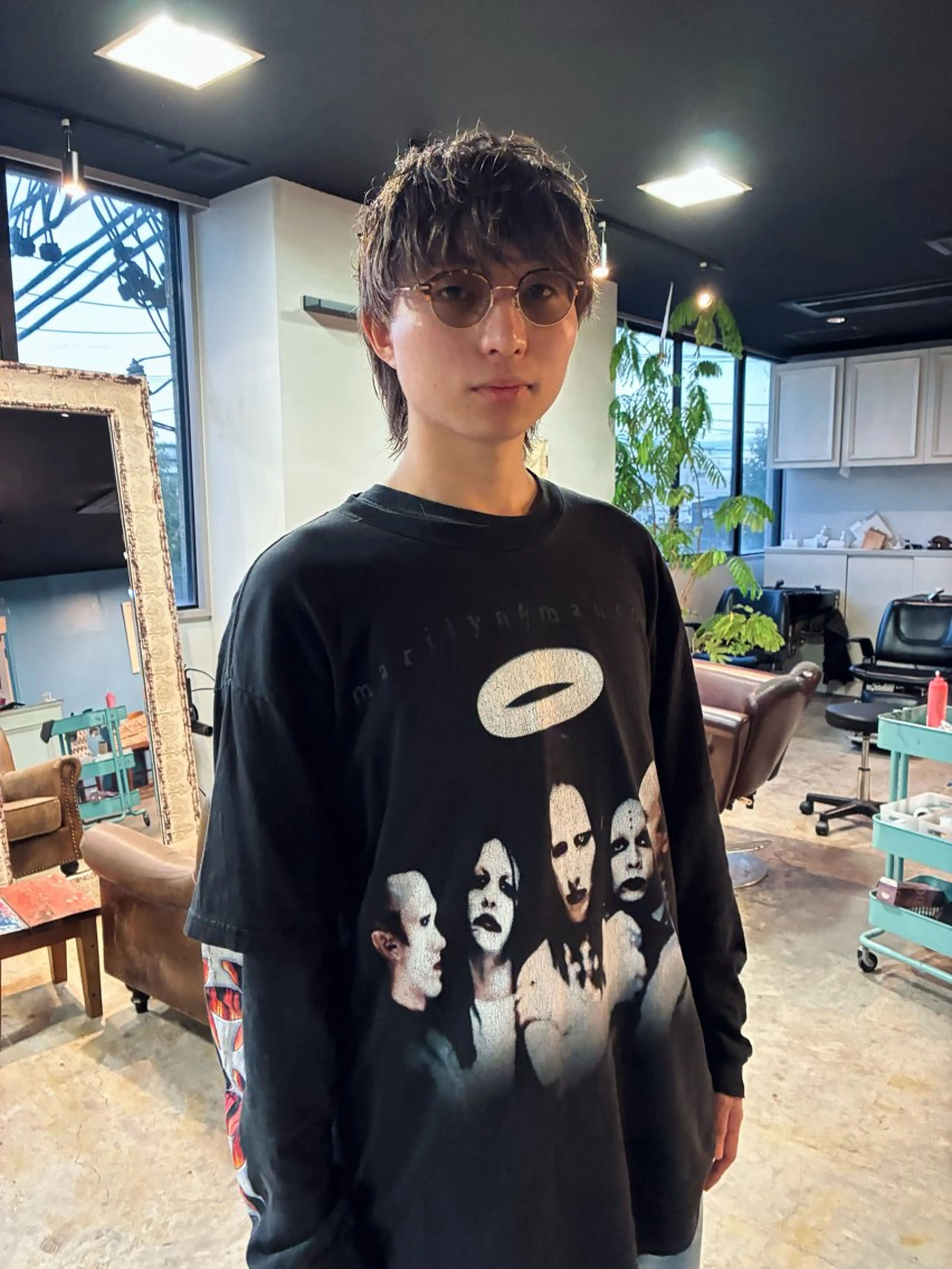 カラー メンズ 金山/メンズパーマ 西村侑真のヘアスタイル