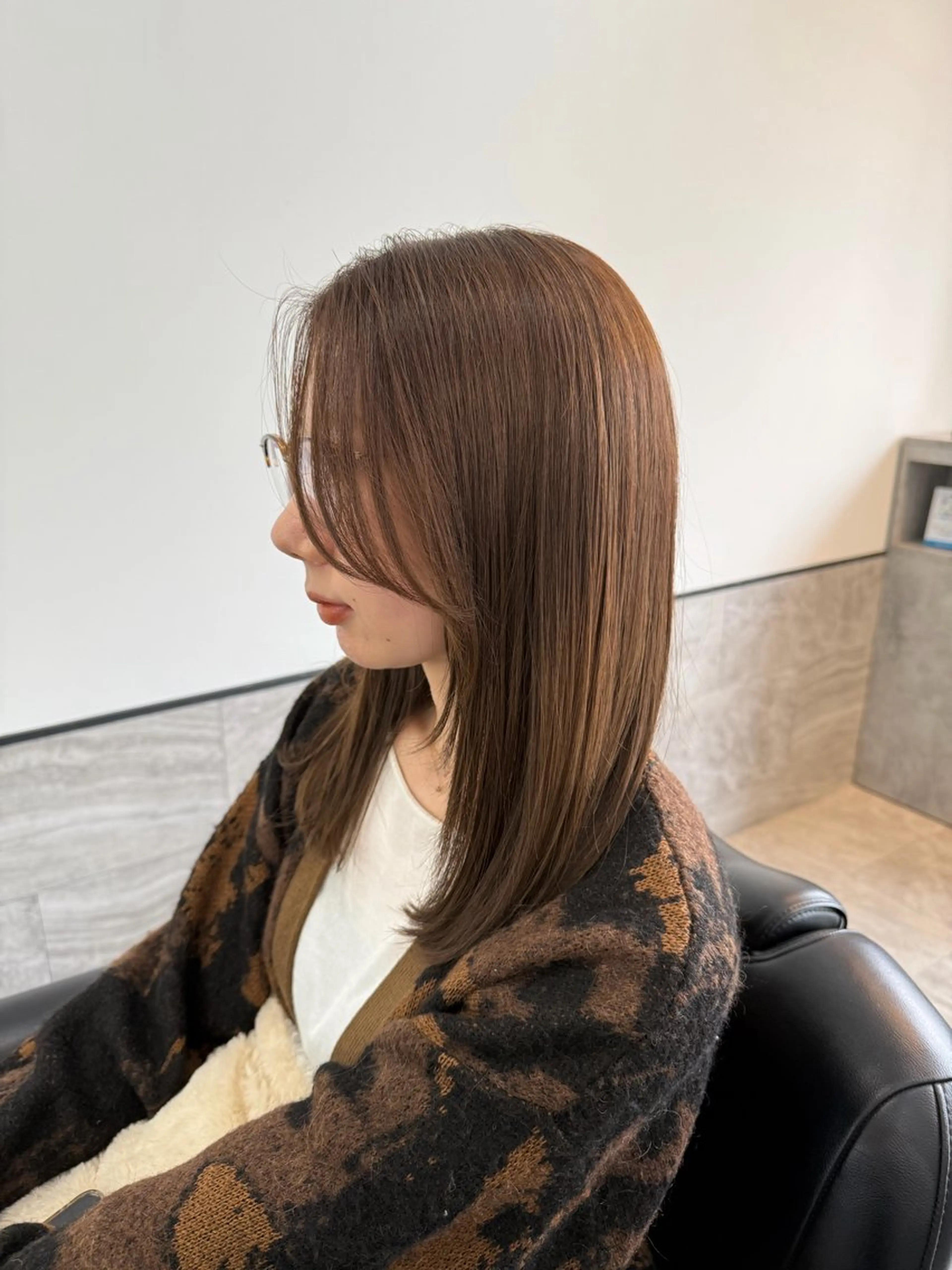 セミロング カラー ヘアアレンジ 透明感カラー カット ヘアカラー トリートメント ブリーチ/髪質改善/ メンズ/ KOKIのヘアスタイル