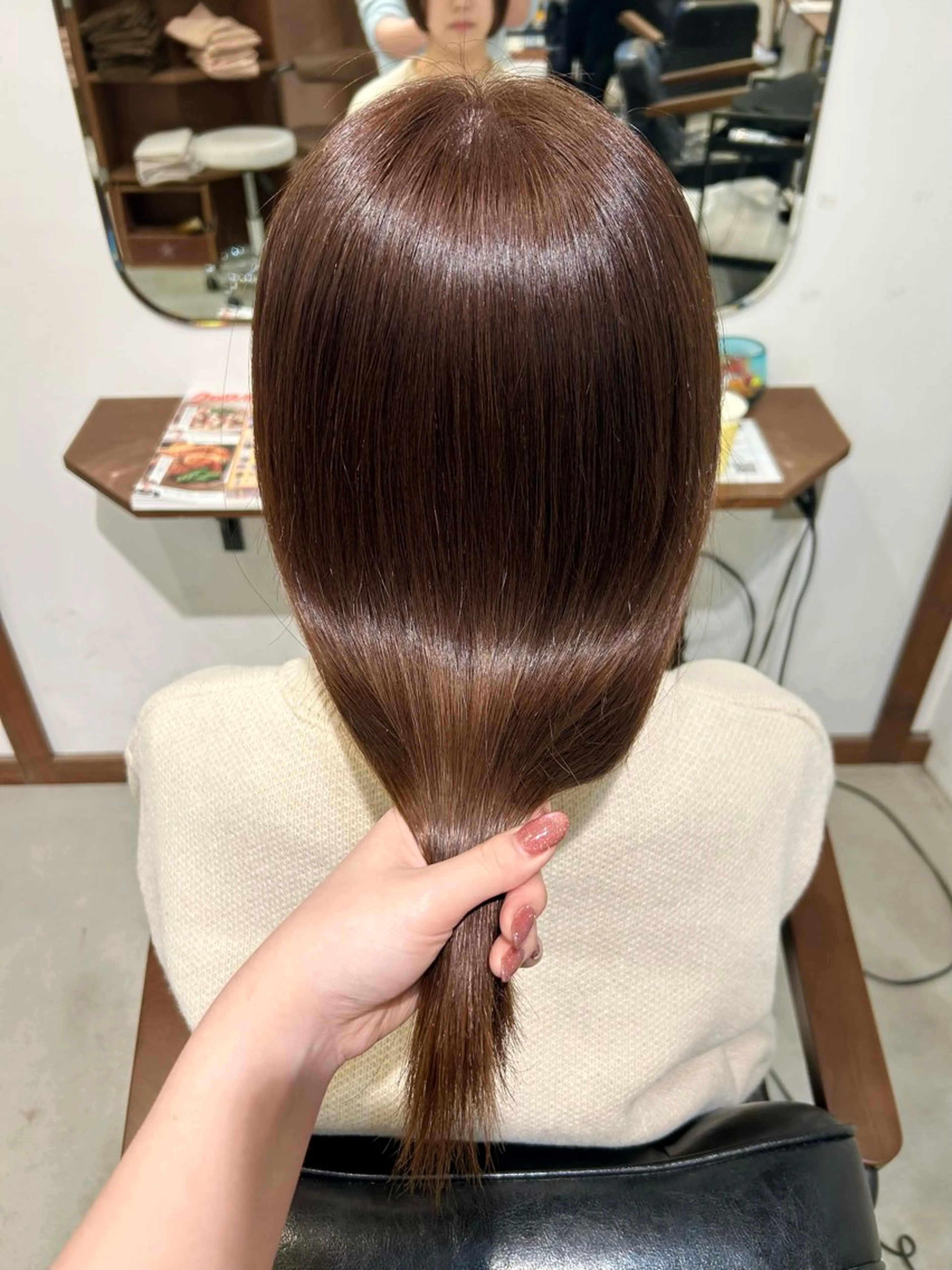 【ワンカラー】トレンドカラー＋高保湿トリートメント🫧🩷の写真