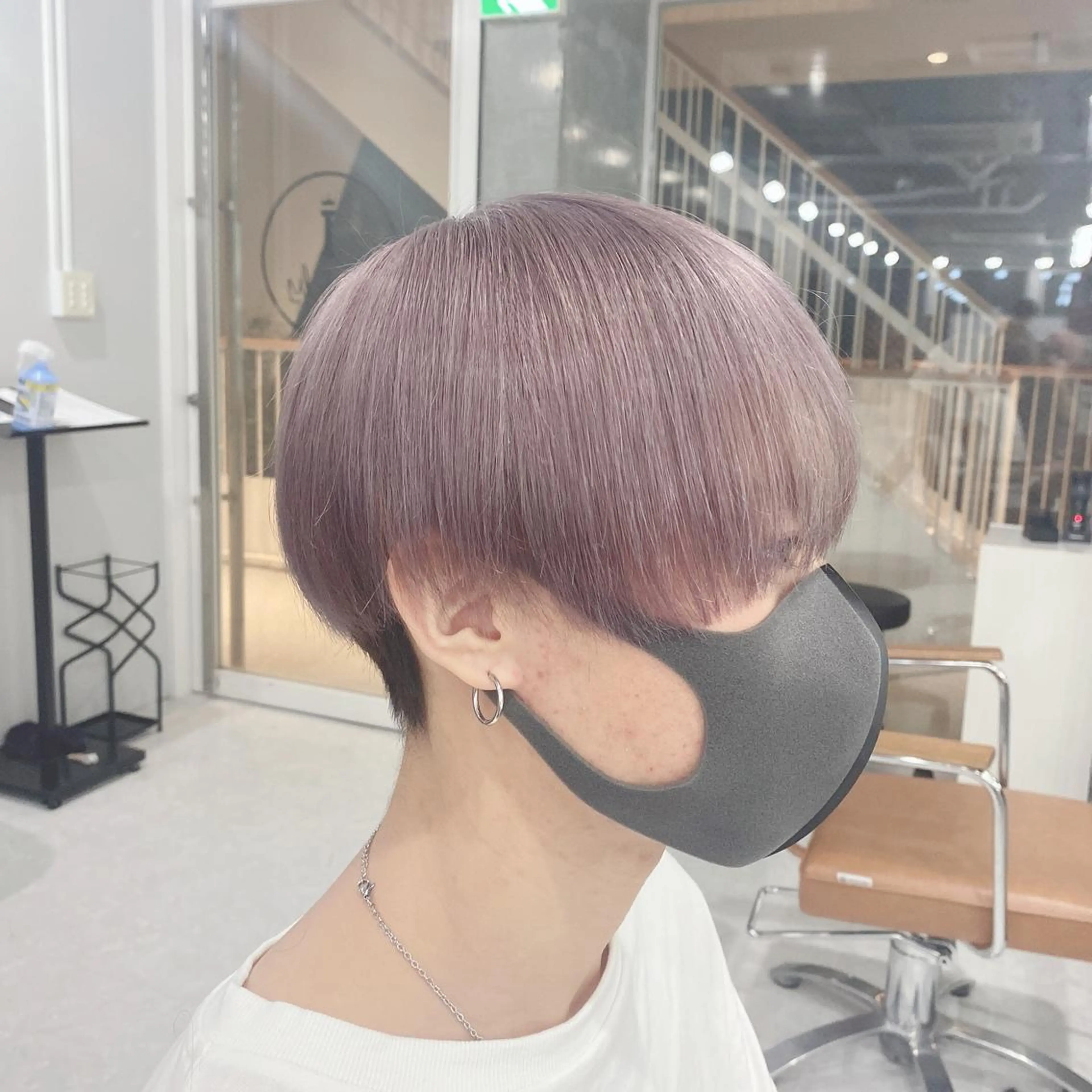 カラー メンズ カット ヘアカラー トリートメント ハイトーン×韓国ヘア 💍tiam💍のヘアスタイル