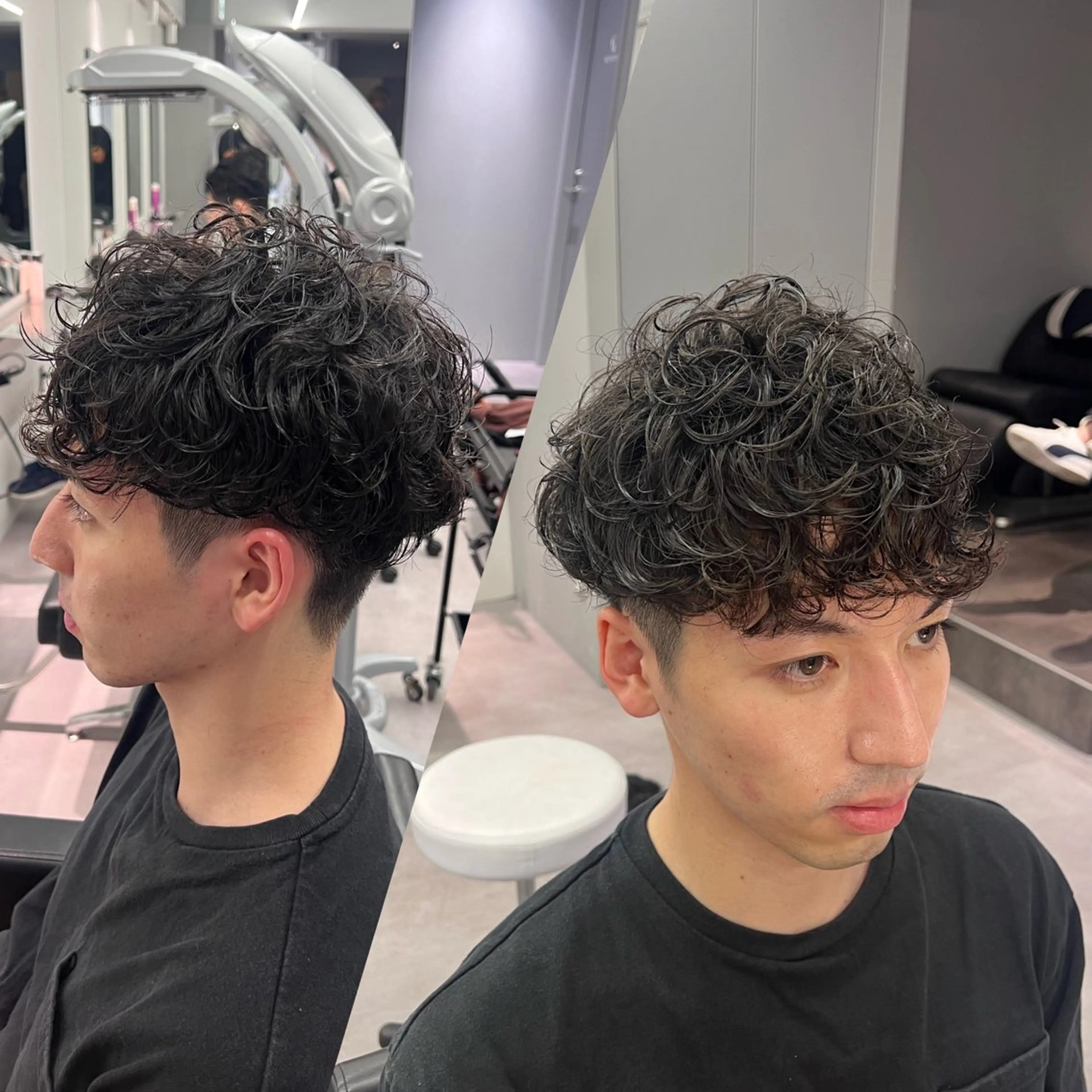 パーマ メンズ R/🤎 パーマ＆ブリーチ🔥のヘアスタイル