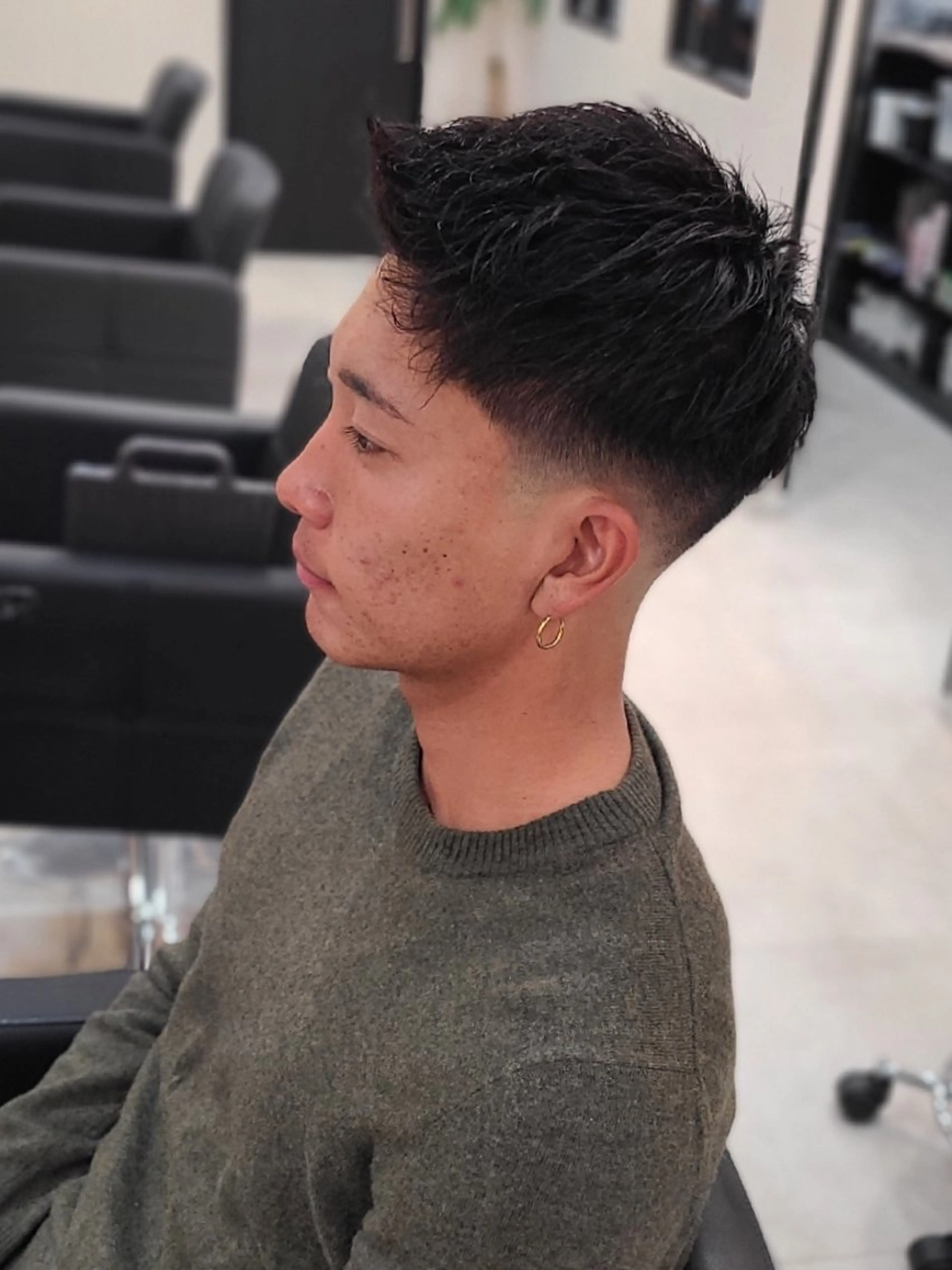 メンズ フェードカット カット ヘアセット Lapis 名古屋駅前店所属・LEN名古屋/パーマ メンズ特化美容師のヘアスタイル