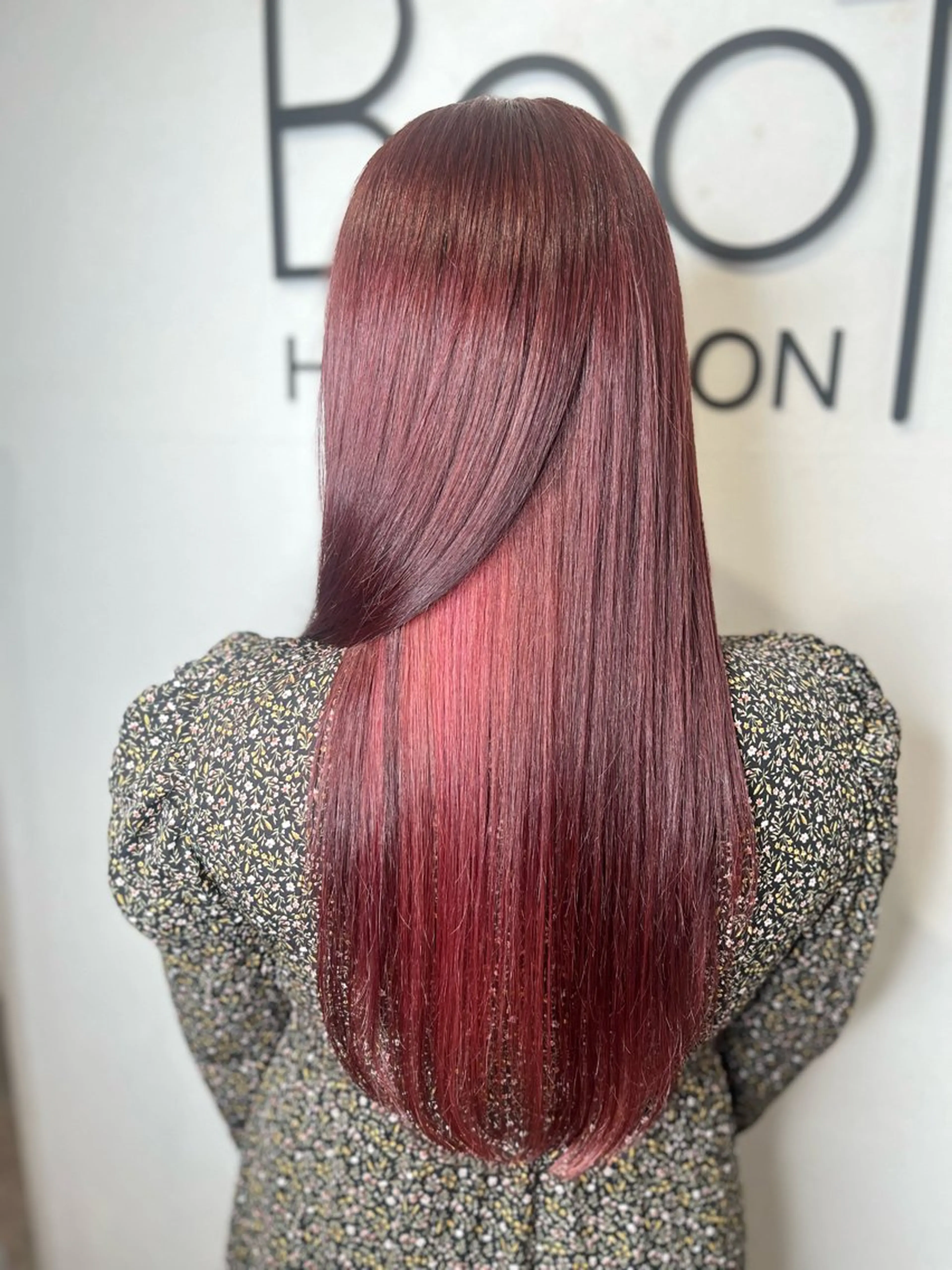 ロング カラー ヘアカラー トリートメント DEST ゆりかのヘアスタイル