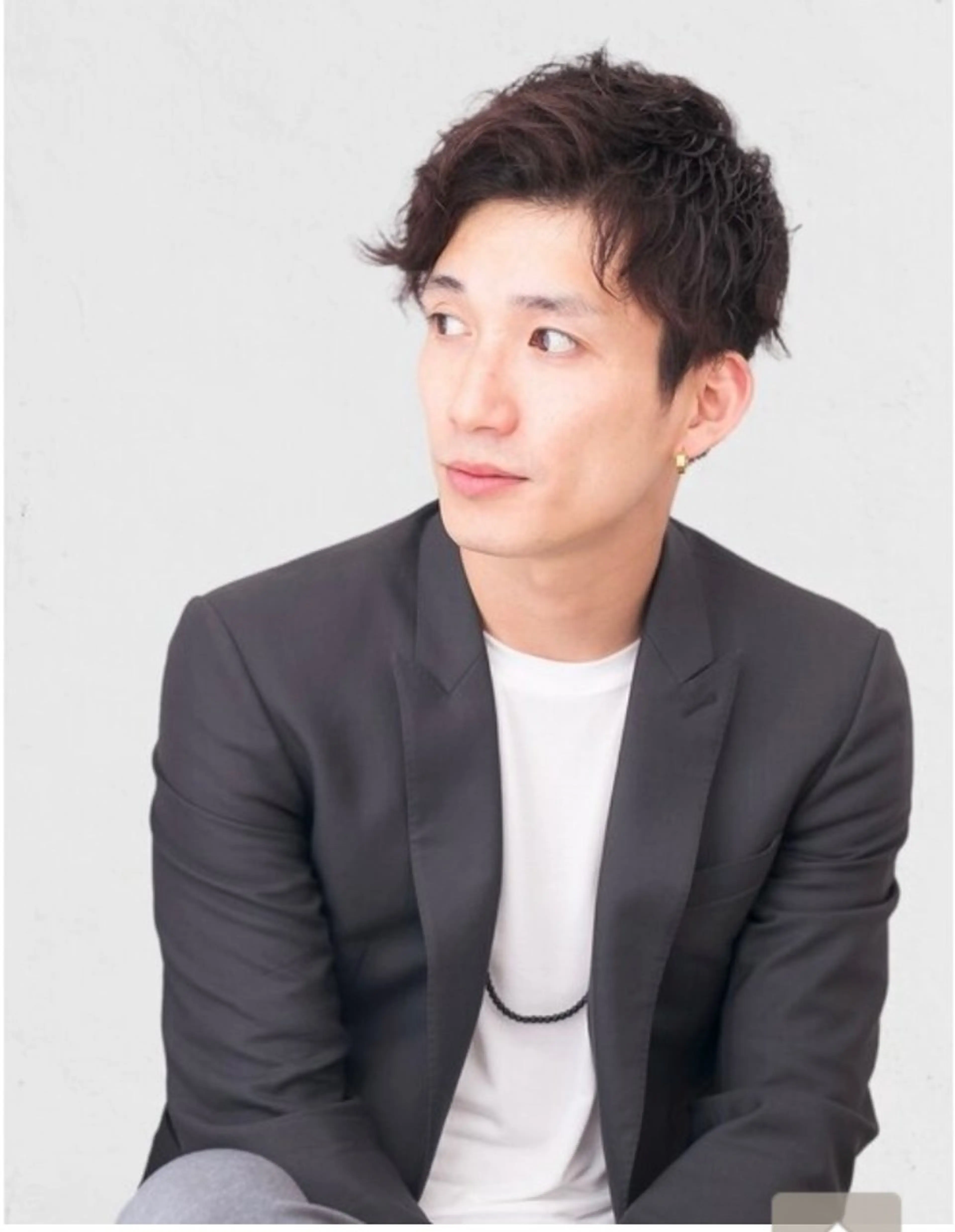 ショート パーマ メンズ 🫧渋谷駅徒歩30秒 🫧縮毛矯正🫧のヘアスタイル