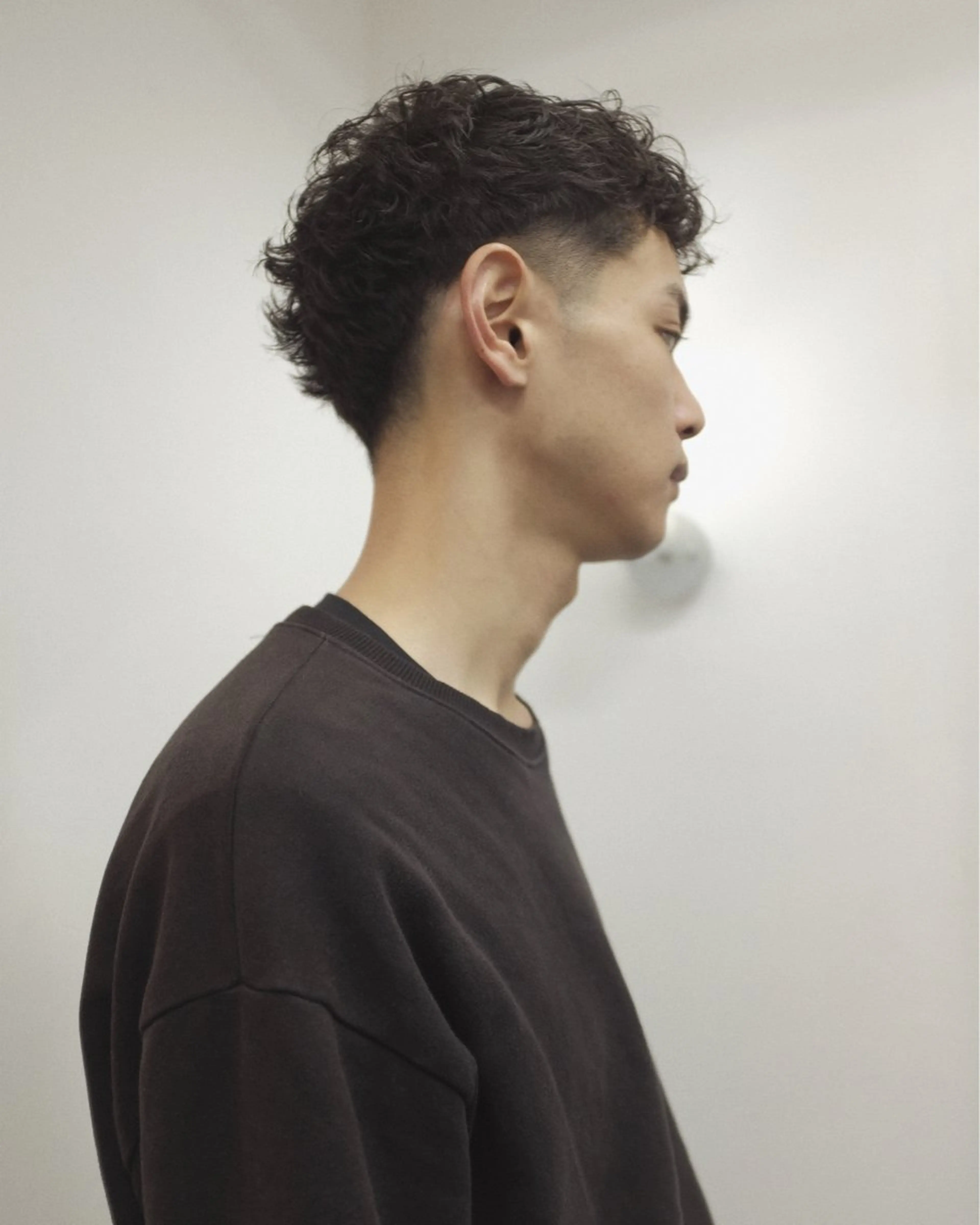 ショート パーマ メンズ カット パーマ runsuns メンズカットリュウジのヘアスタイル