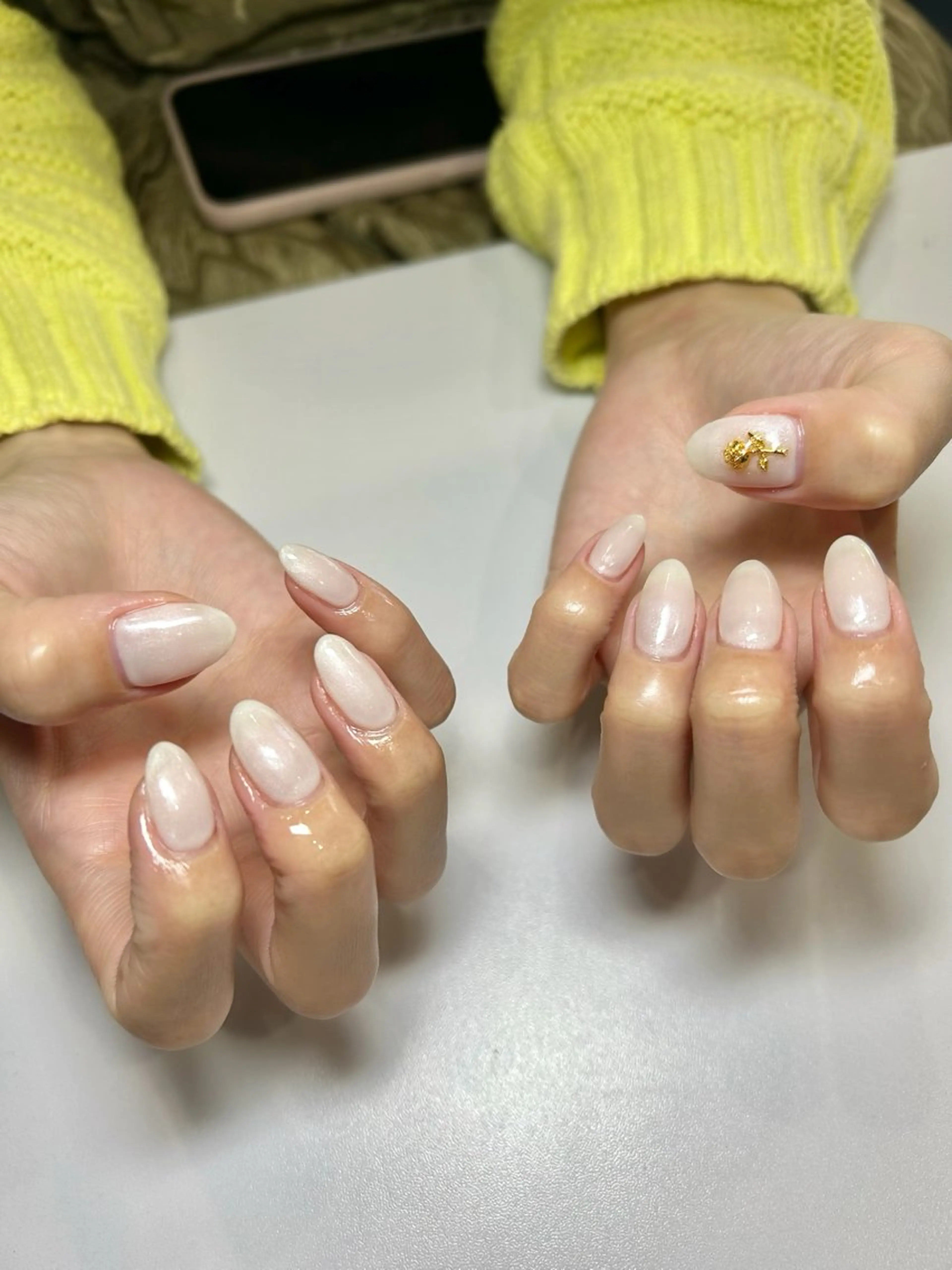 ネイル ワンカラーネイル ハンドネイル welina Miyukiのネイルデザイン