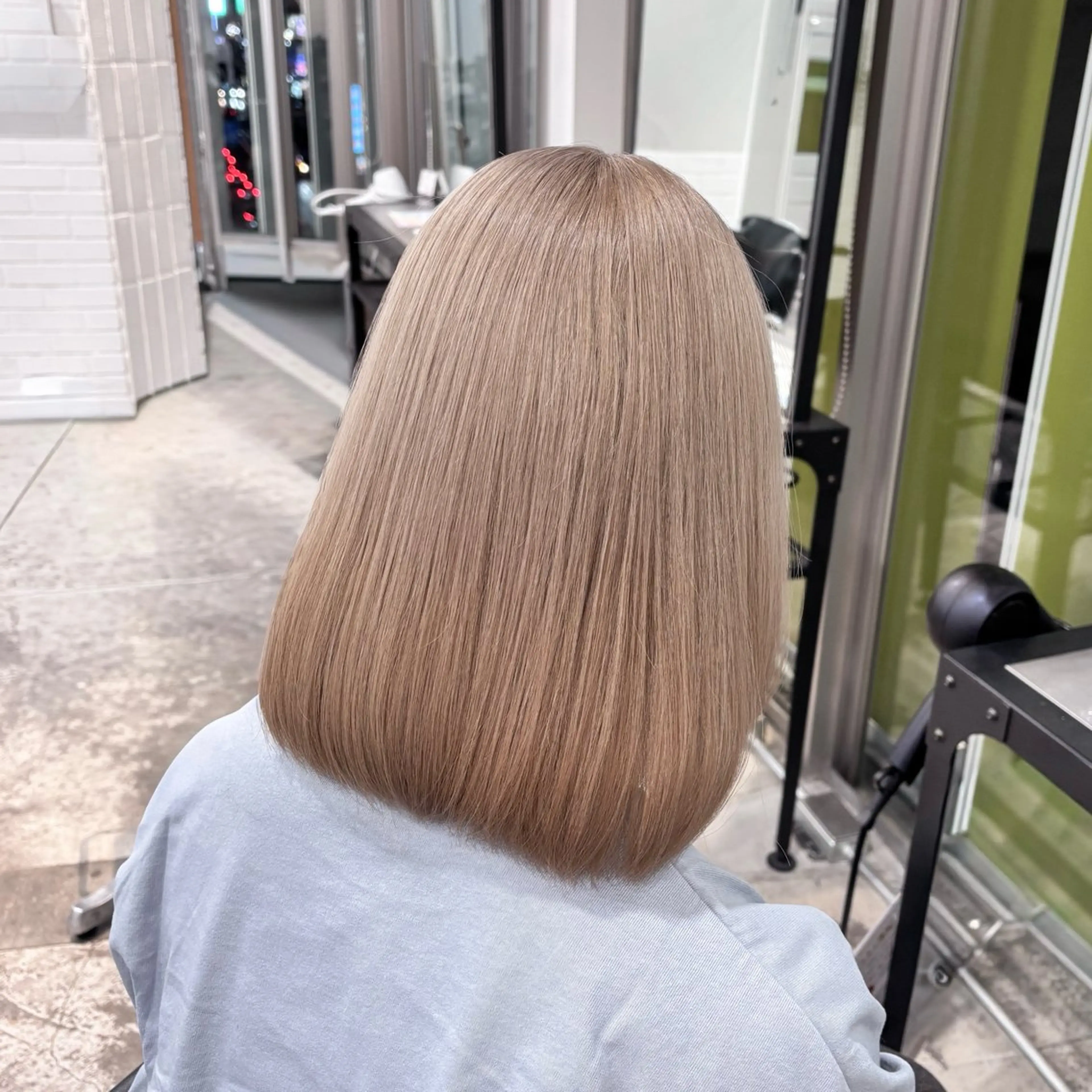 セミロング カラー ヘアアレンジ ヘアカラー トリートメント ヘアセット 🥀モテ暖色× エクステ🥀あかりのヘアスタイル