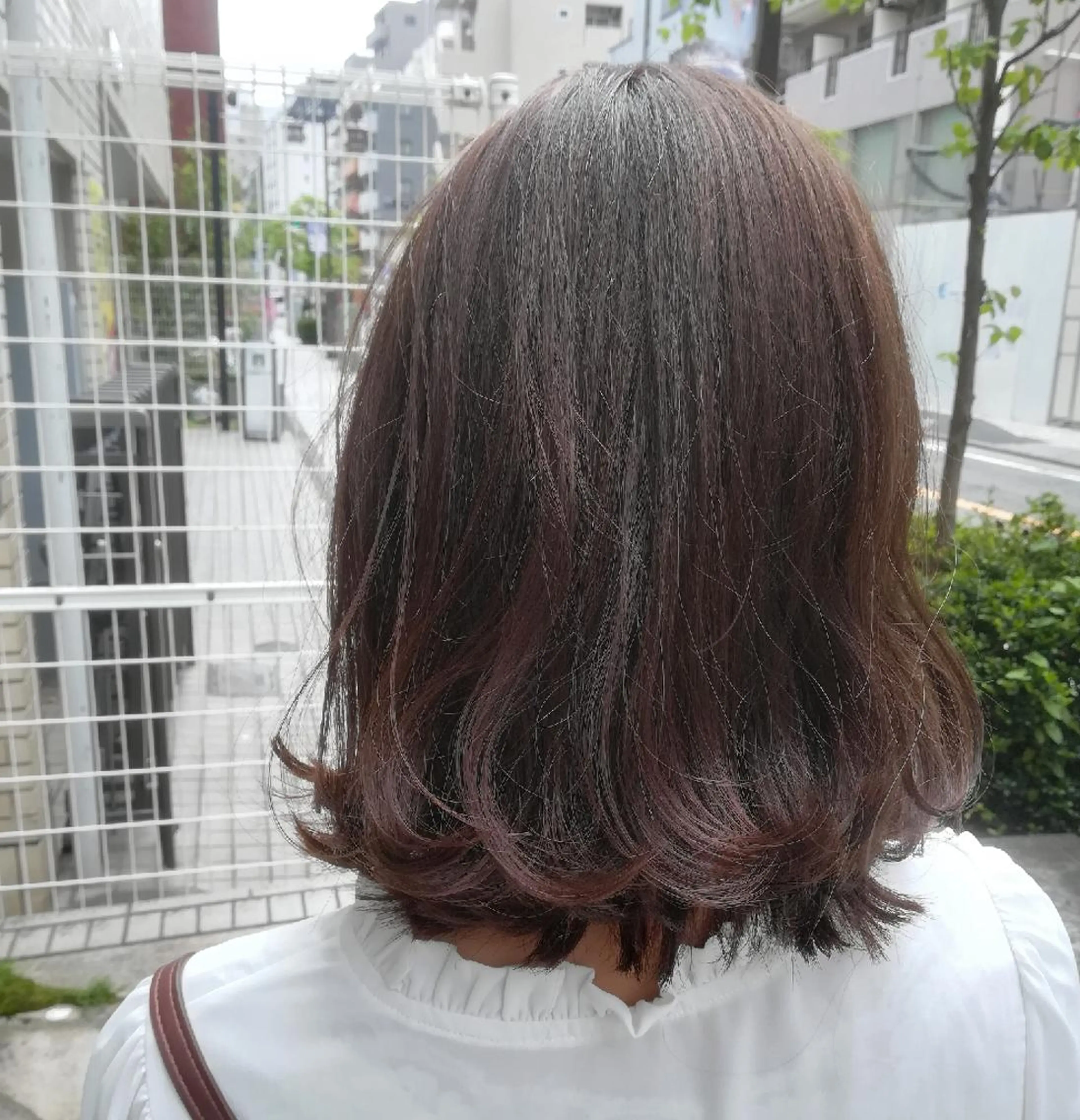 ミディアム カラー カット ヘアカラー トリートメント sato shoheiのヘアスタイル
