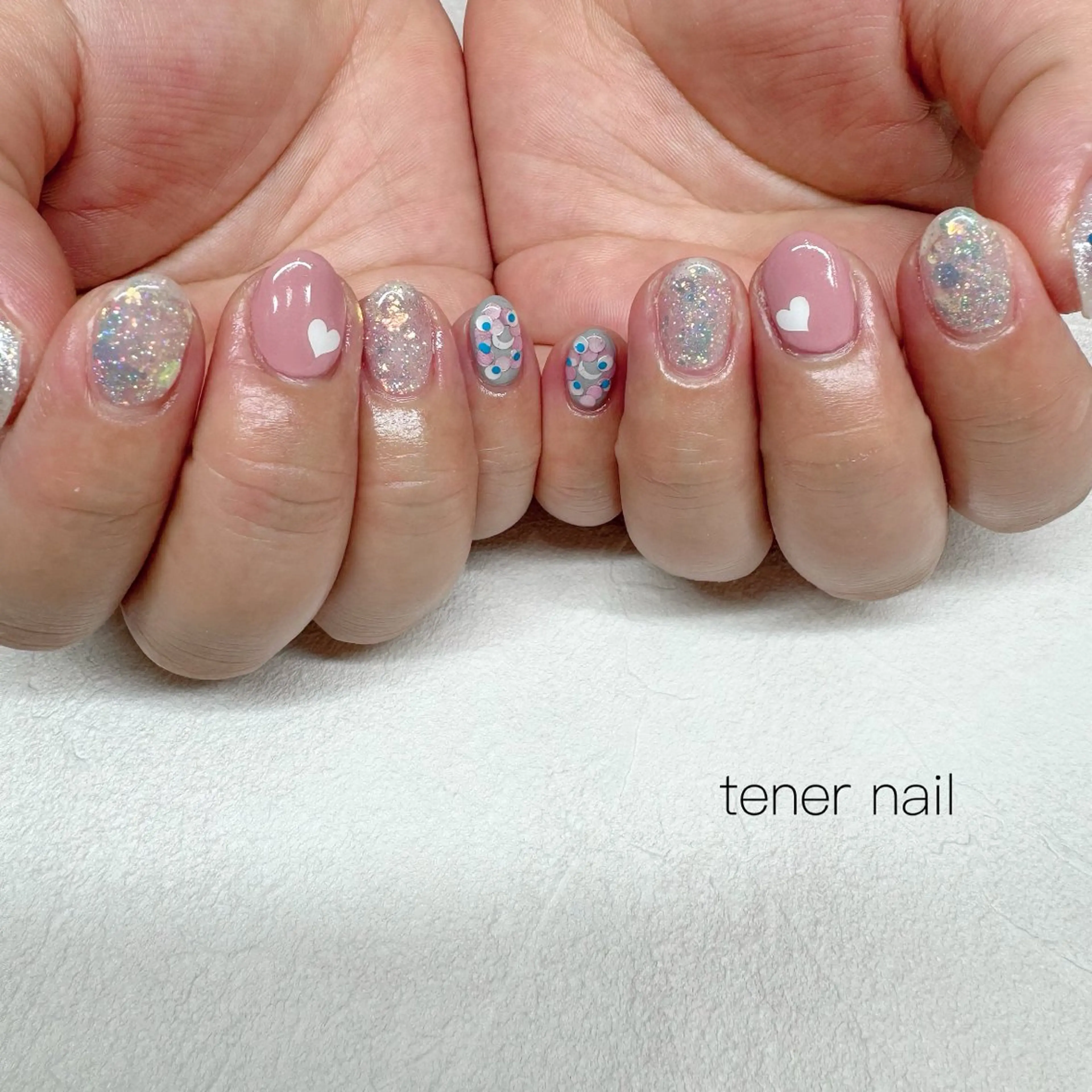 ネイル ピンク ハンドネイル tener  nail  テネルネイル所属・テネルネイル tener nailのネイルデザイン
