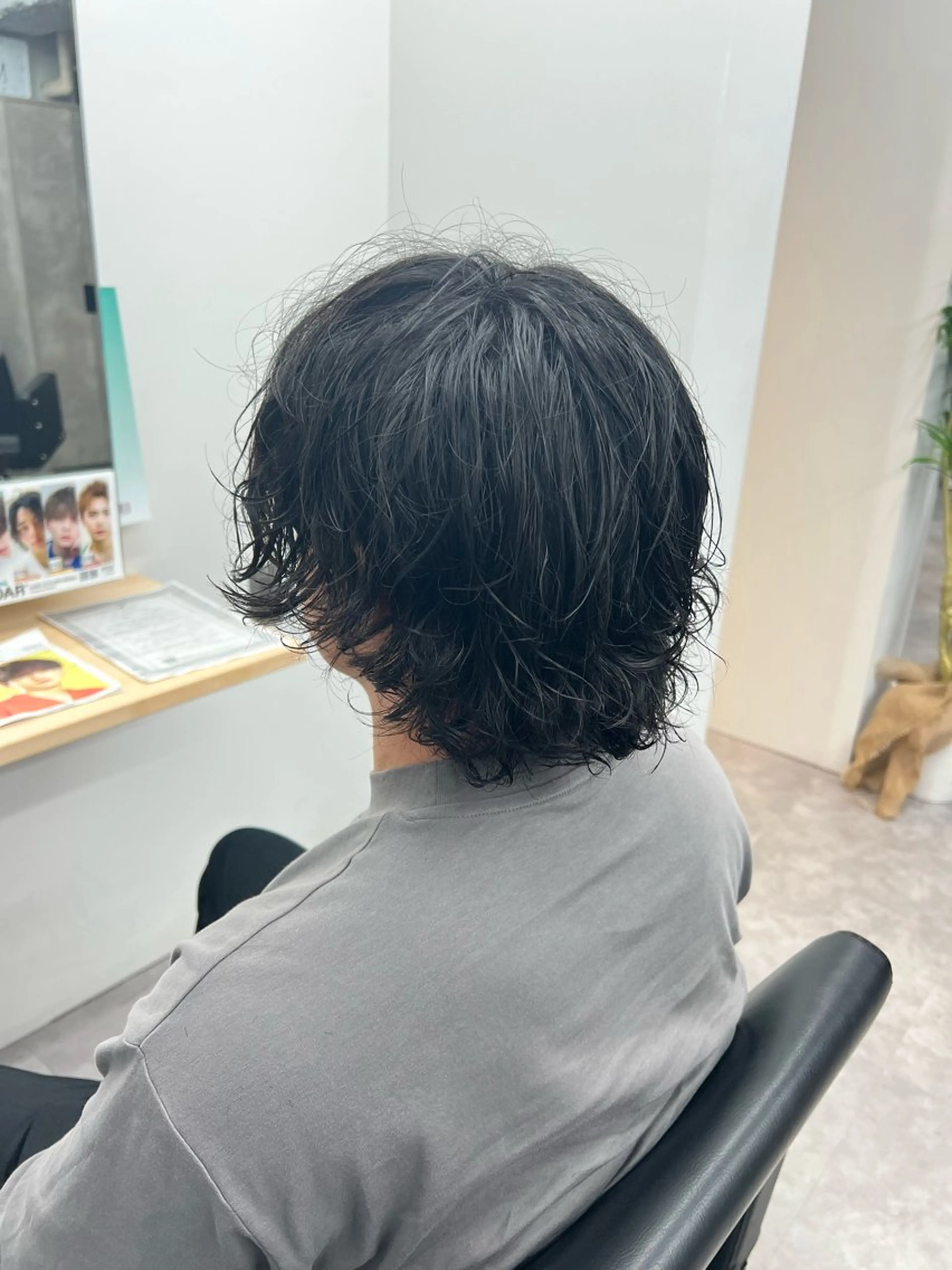 ショート カラー パーマ メンズ メンズパーマ ボブ スパイラルパーマ 【曲がる縮毛矯正】 モデル募集🙋カツヤのヘアスタイル