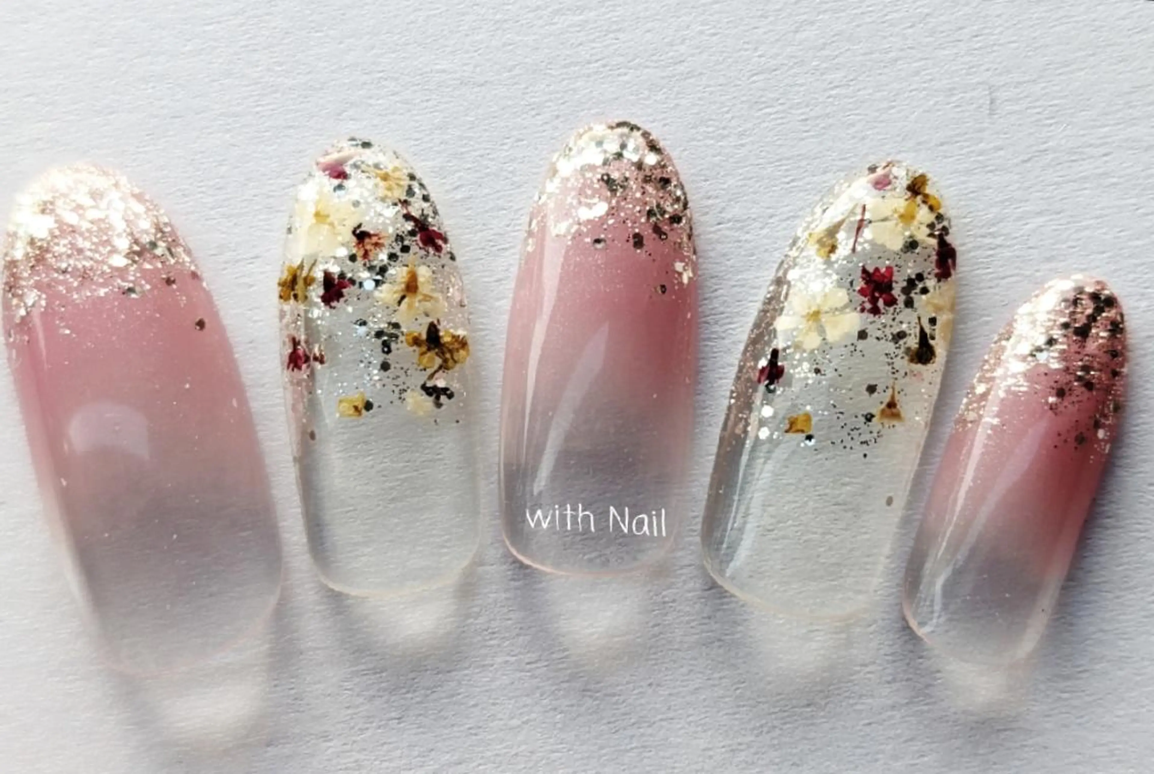 ネイル フラワーネイル ハンドネイル with Nail   ナガヤのネイルデザイン
