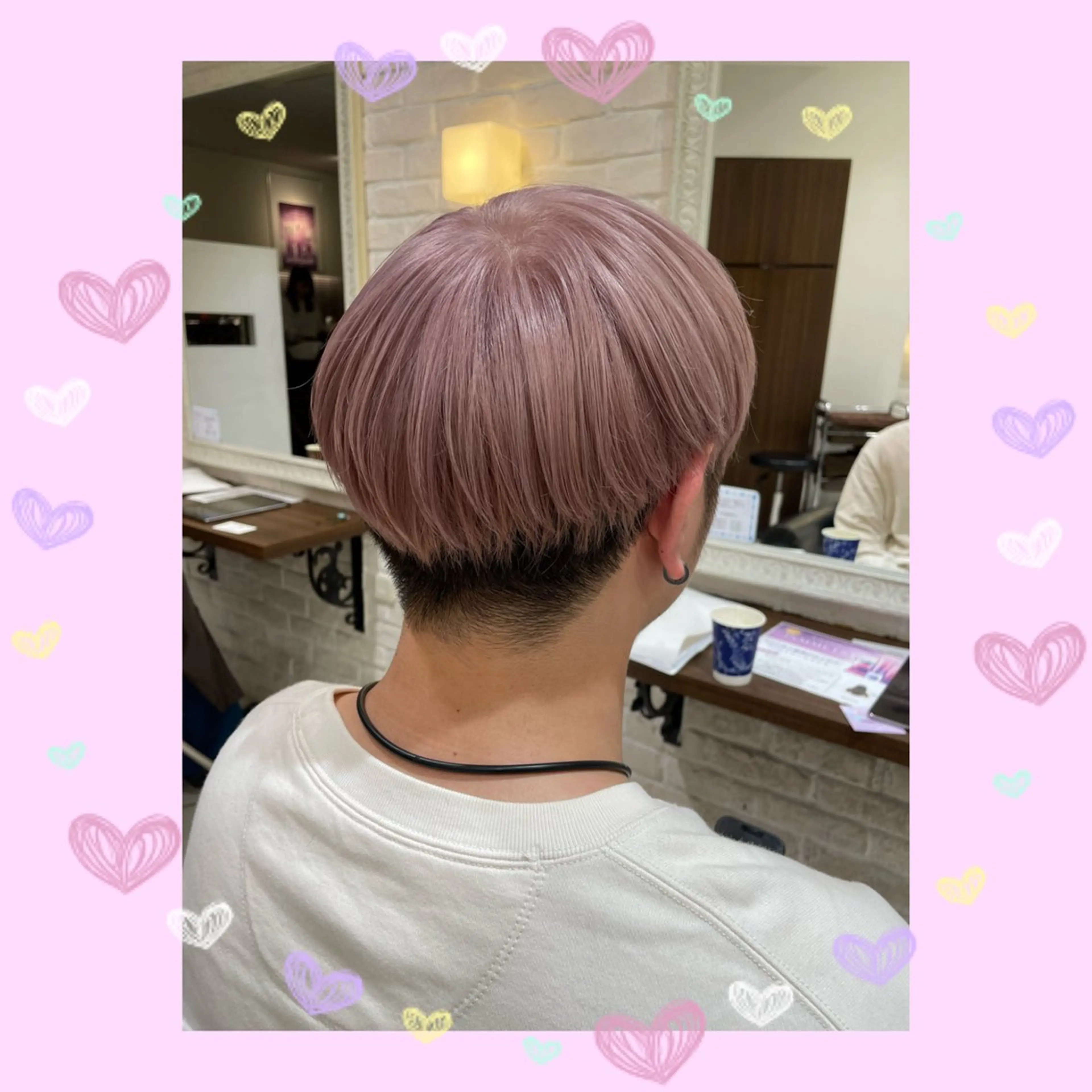 カラー メンズ メンズハイトーン ブロンド ハイトーンカラー ヘアカラー 🦄ブリーチ💜エク ステ💜MIU🦄のヘアスタイル