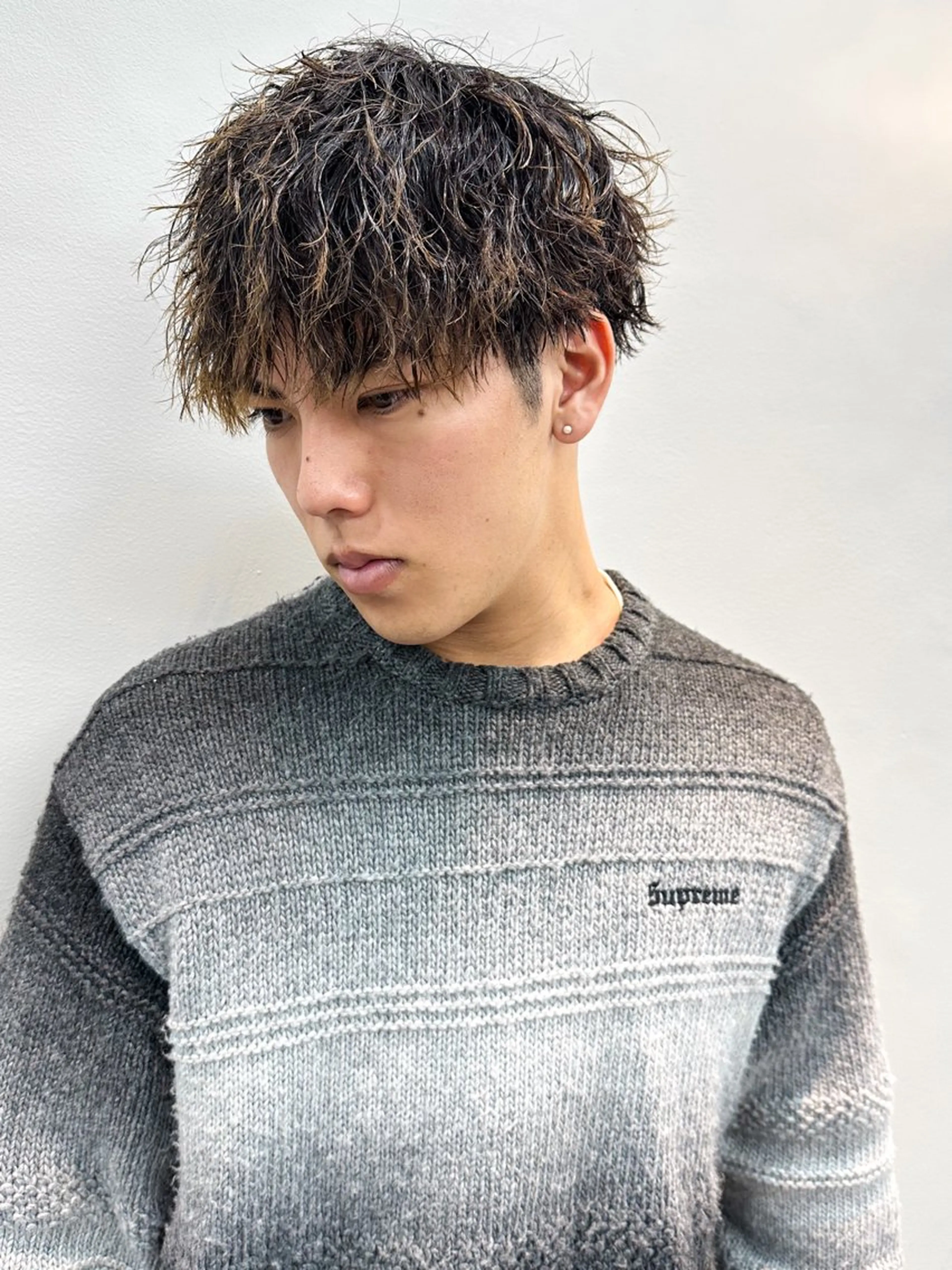 ショート パーマ メンズ メンズパーマ メンズ特化ryoのヘアスタイル