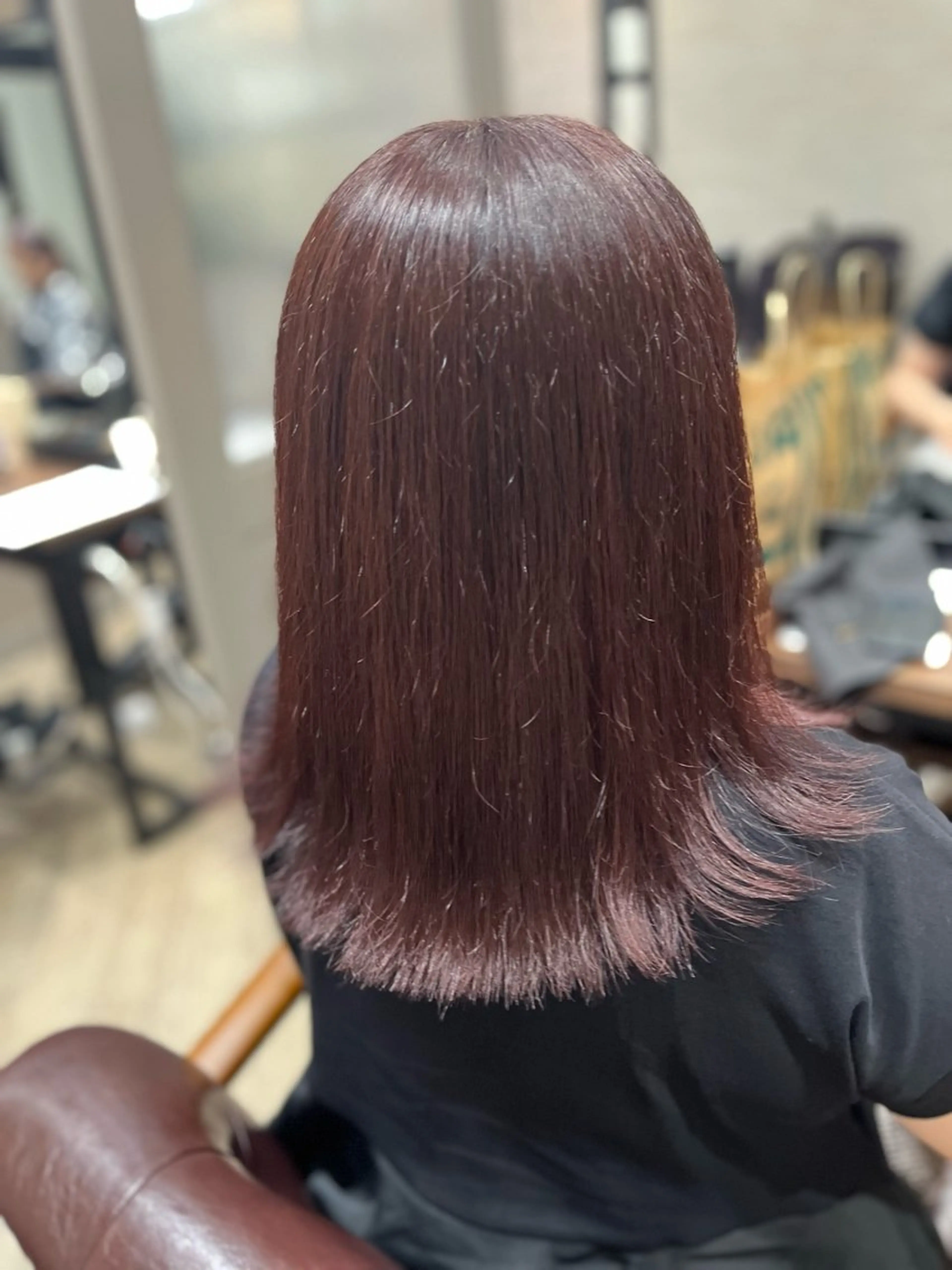 ミディアム カラー ピンクカラー パープルカラー カット ヘアカラー トリートメント 🫧ぷる艶カラー🫧 Yuubi🦩のヘアスタイル