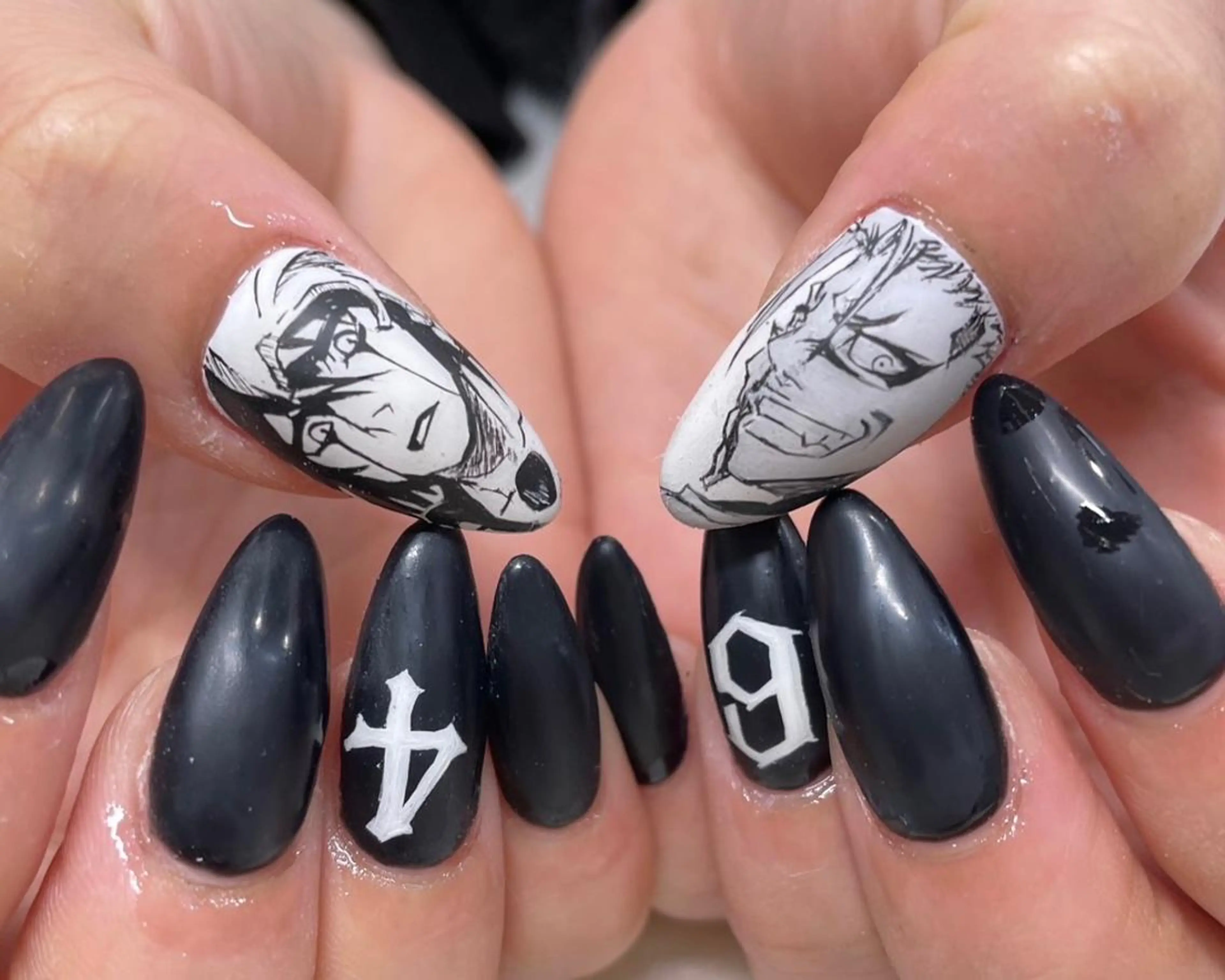 ネイル マットネイル スカルプネイル NAILSGOGO shibuyaのネイルデザイン