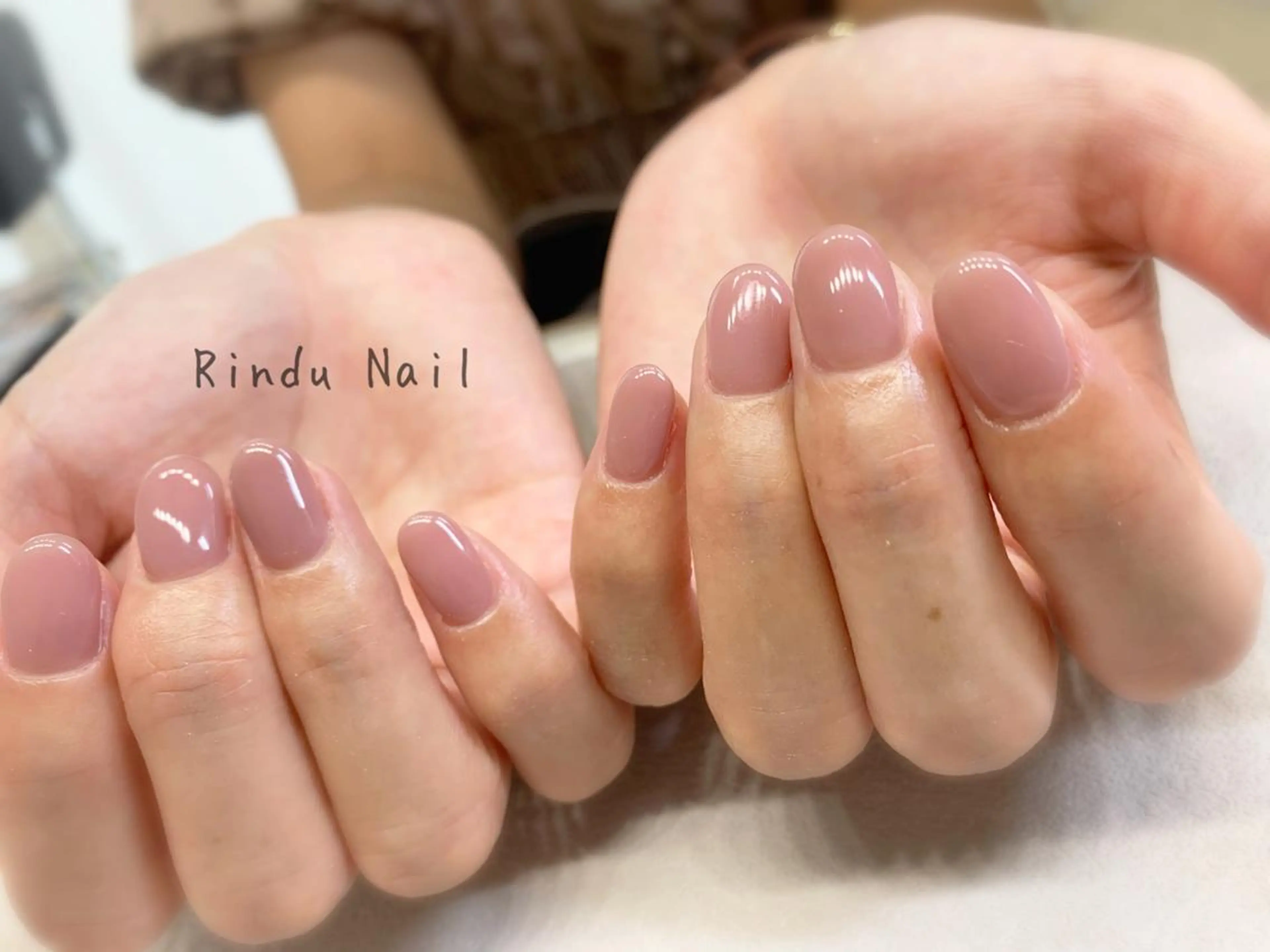 ネイル ワンカラーネイル Rindu Nail 名駅miniのネイルデザイン