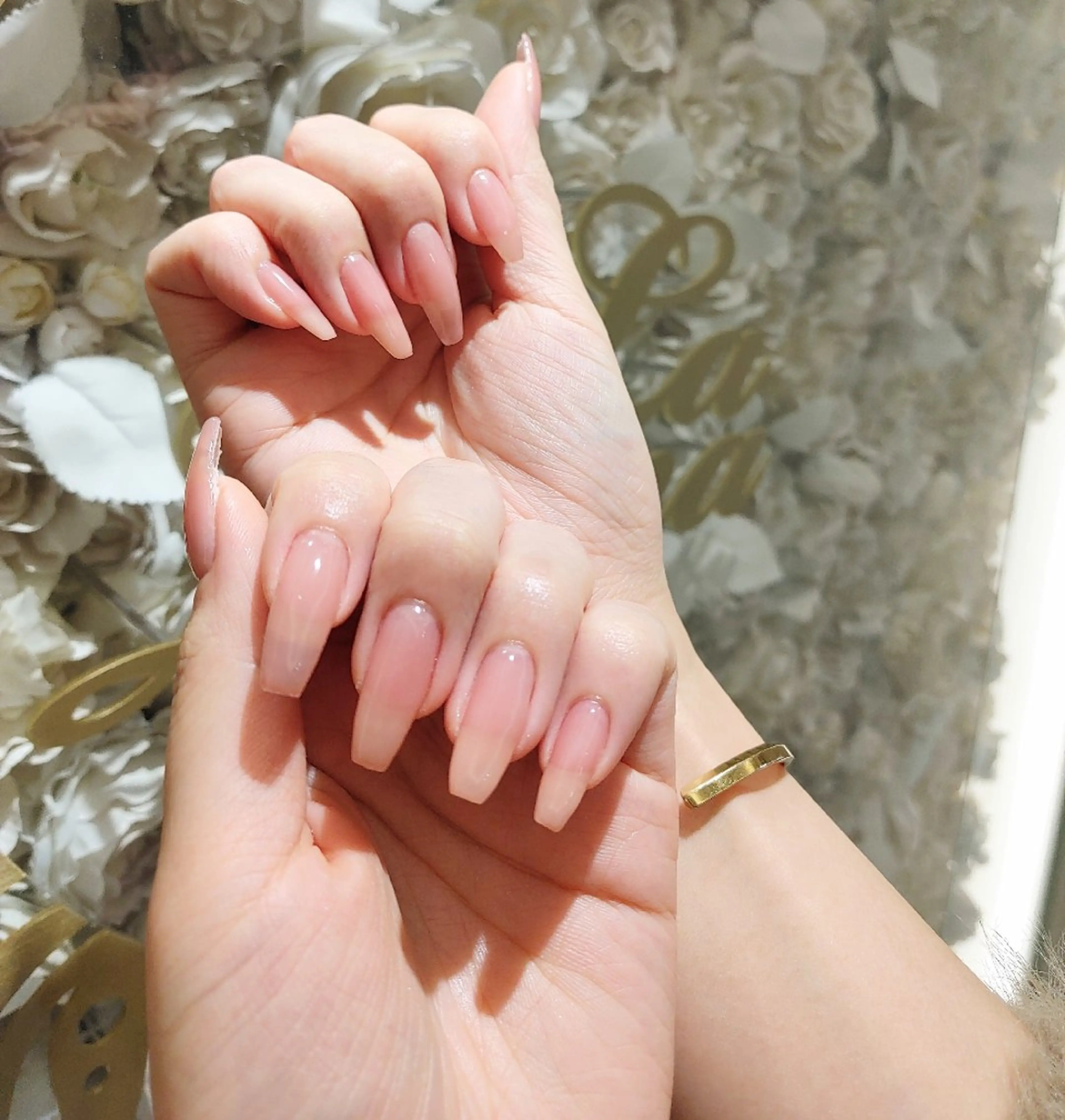 ネイル ピンク La Luna アヤカのネイルデザイン