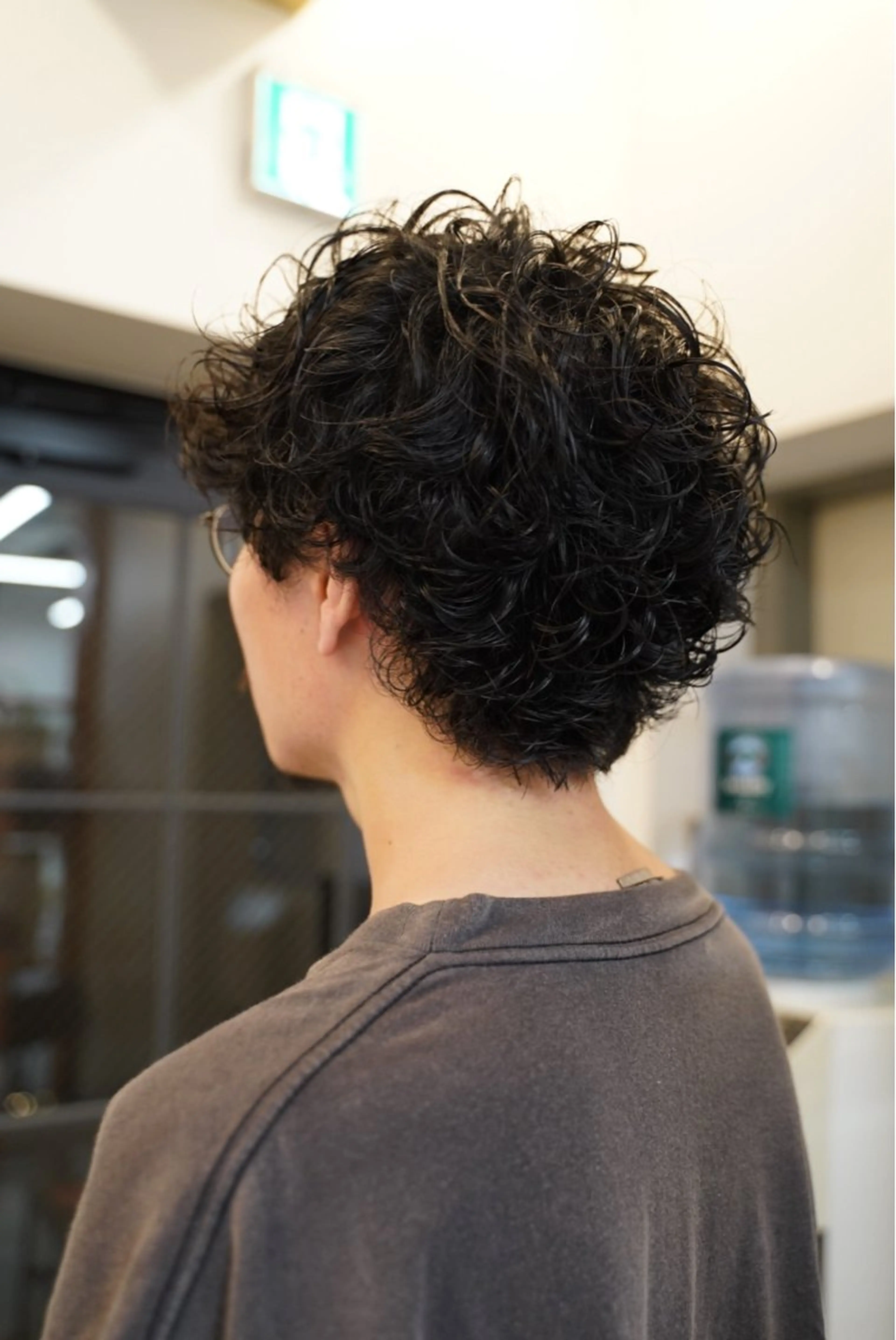 ショート パーマ メンズ メンズパーマ カット パーマ ツジヒカル /くるくるパーマのヘアスタイル