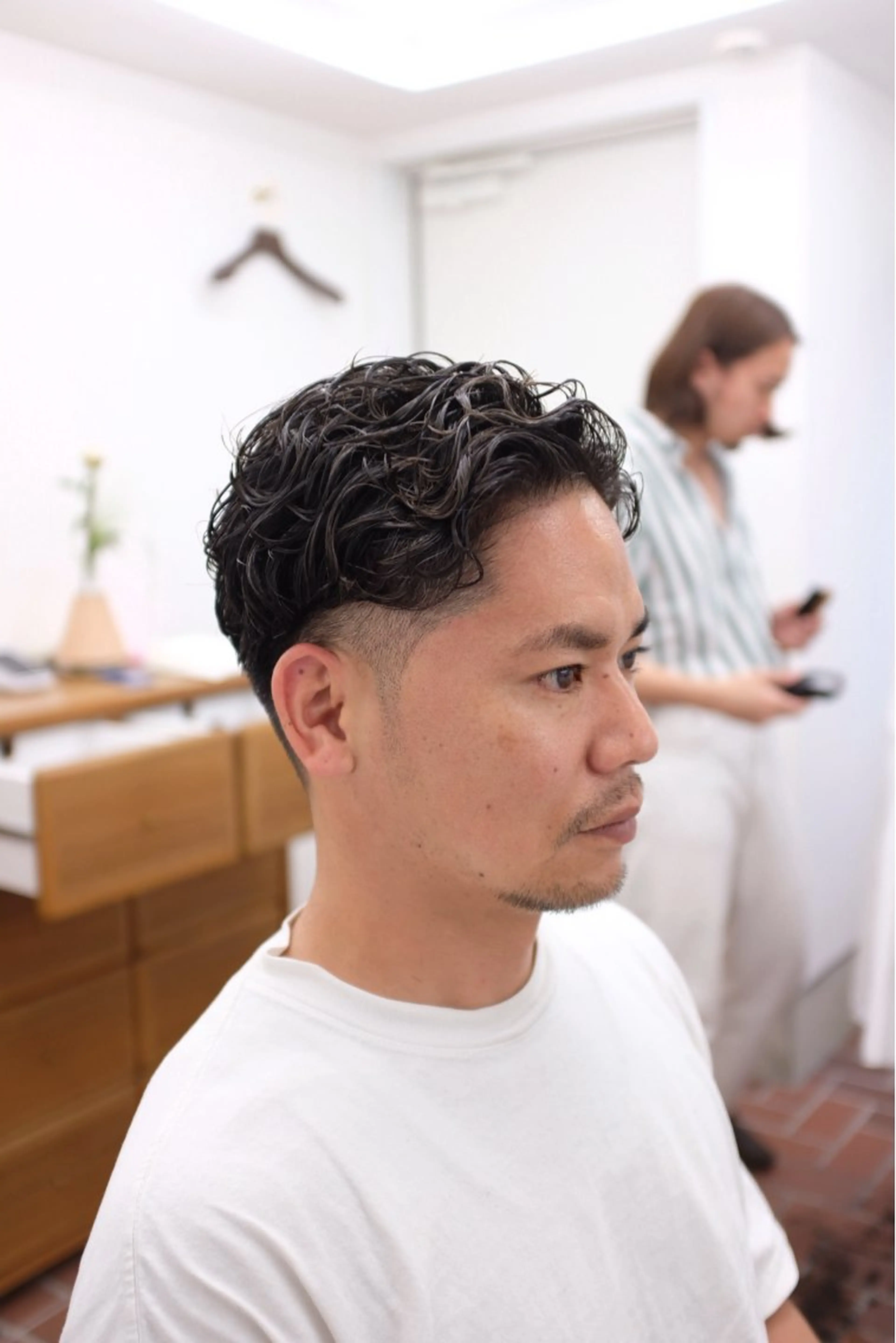 ショート パーマ メンズ メンズパーマ カット パーマ past and new所属・田島 塁のヘアスタイル