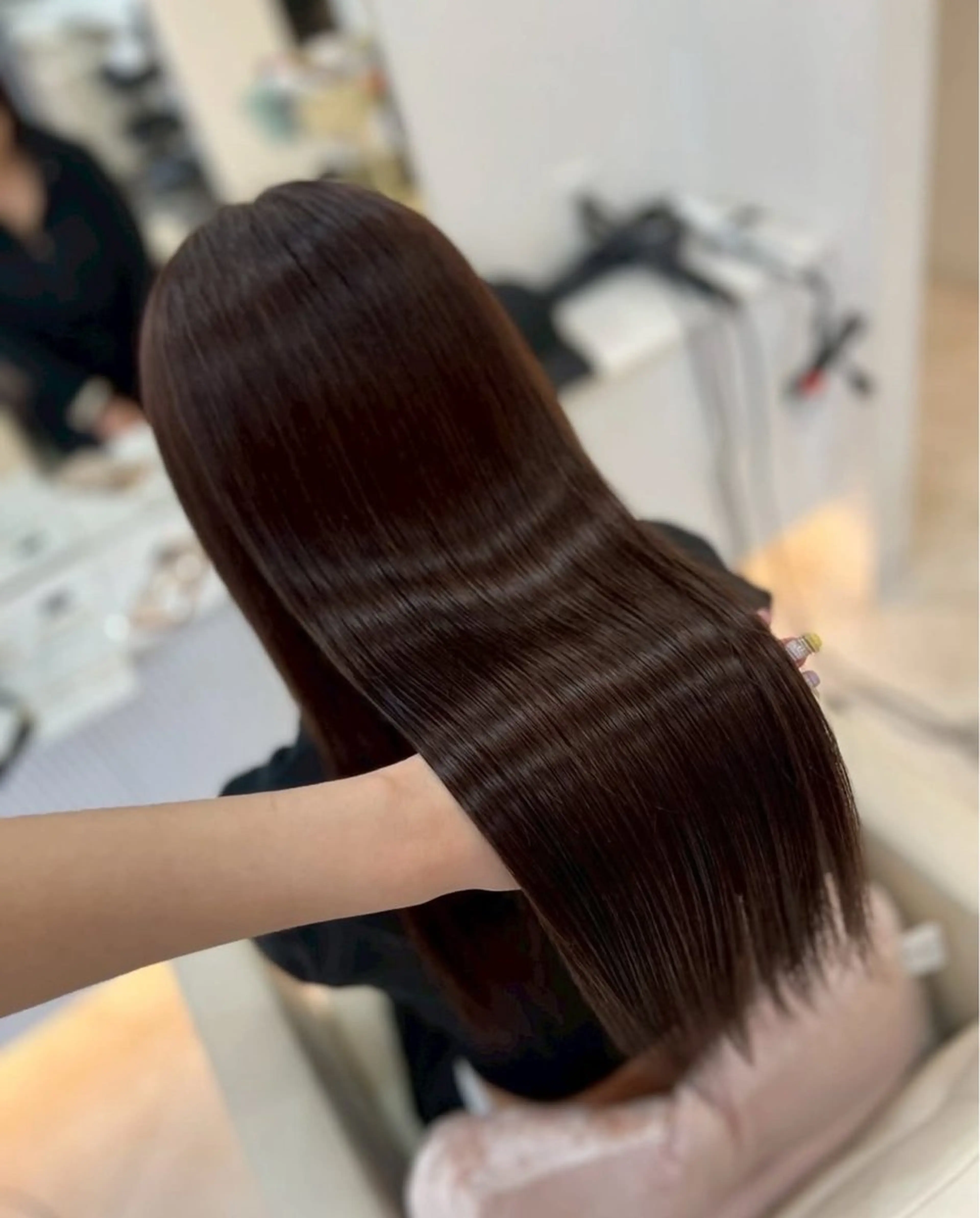 ロング 髪質改善 トリートメント arose久留米所属・山中 莉乃のヘアスタイル