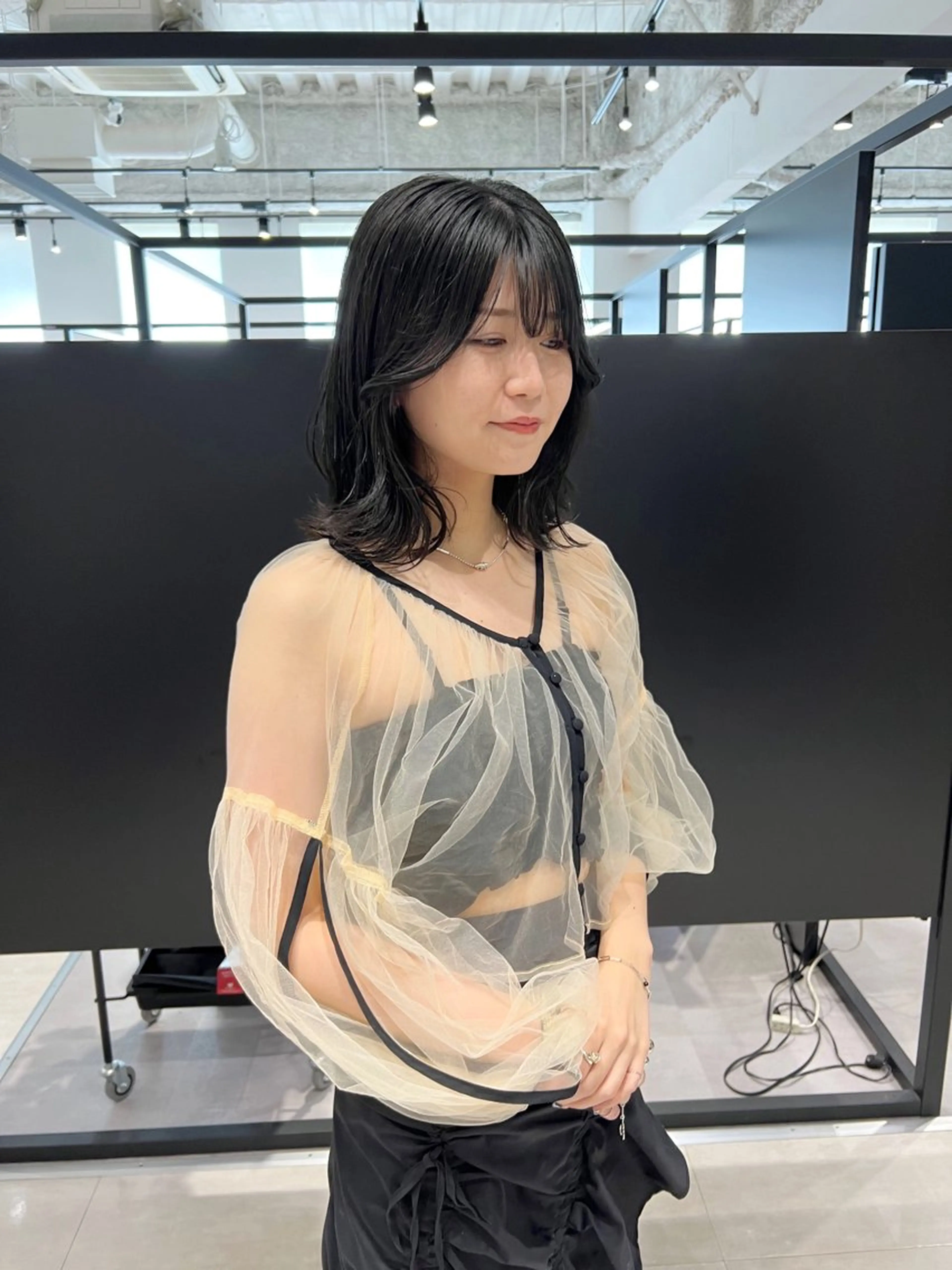 ミディアム カラー カット トリートメント kimika🥑 メンズ/髪質改善のヘアスタイル