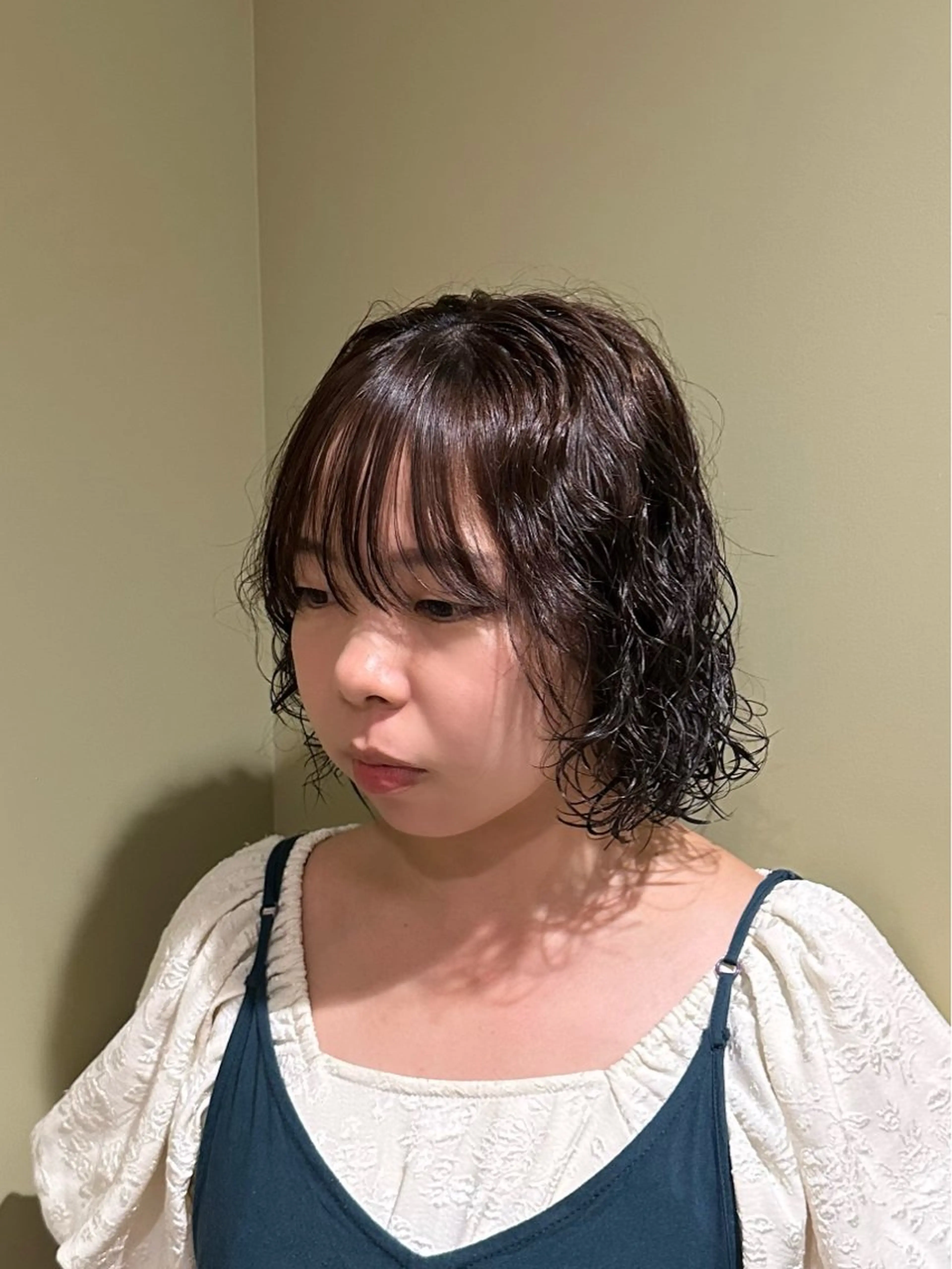 ショート パーマ パーマ パーマモデル募集 iroha🪼のヘアスタイル