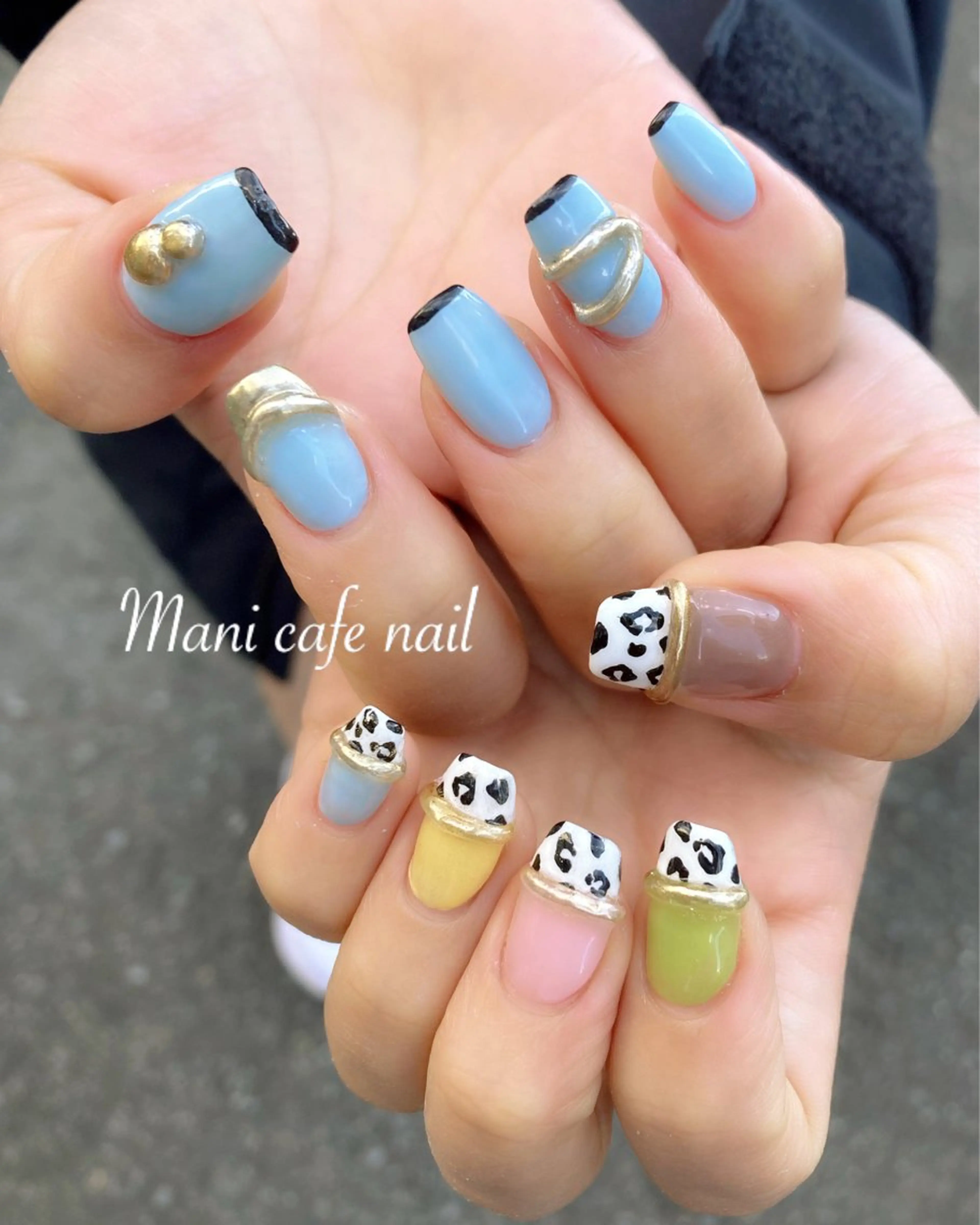 ネイル ハンドネイル Mani cafe nailのネイルデザイン