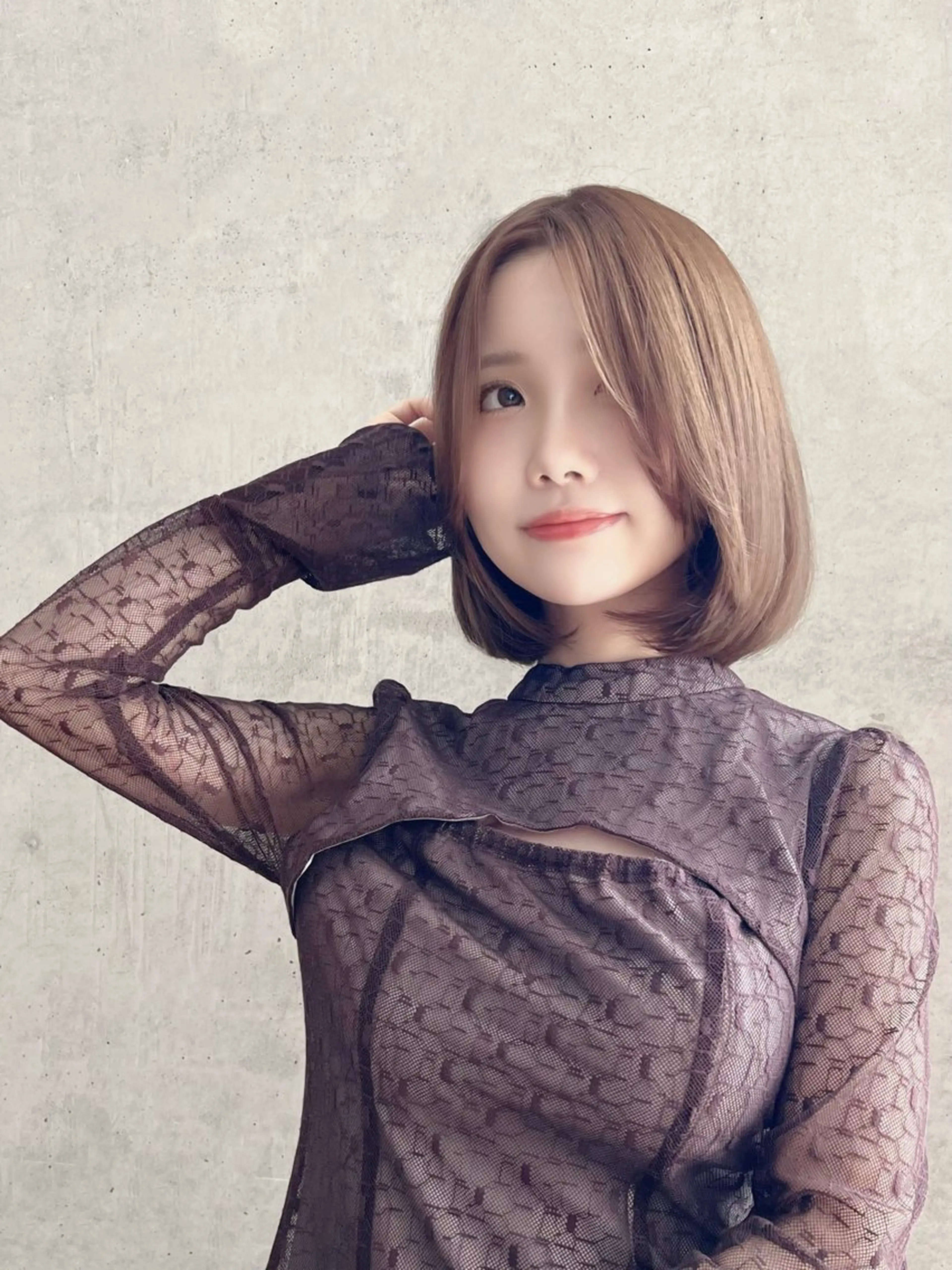 ショート Say.石川葵 ショートボブ前髪のヘアスタイル