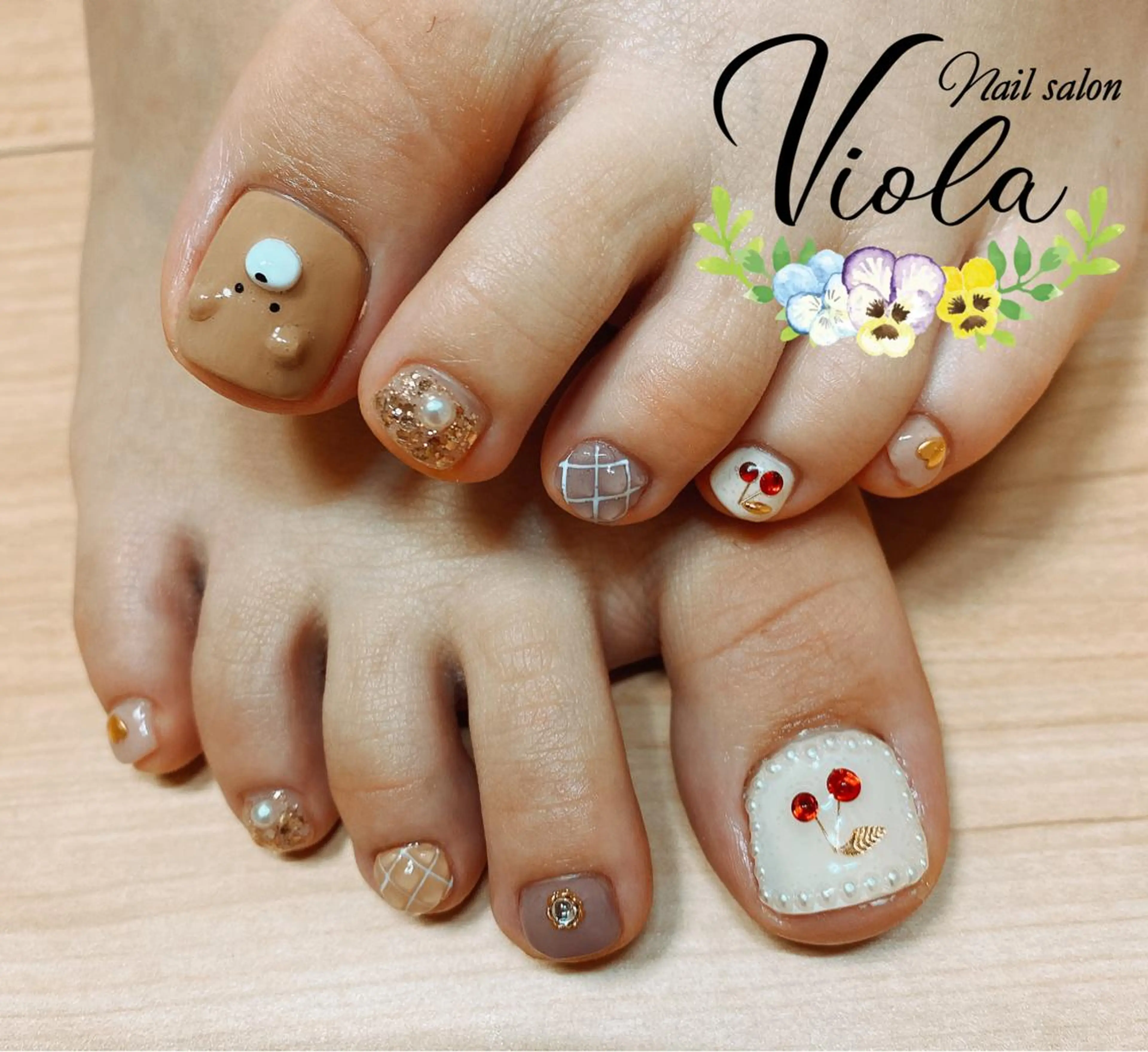ネイル フットネイル Nailsalon Viola所属・ネイルサロン Violaのネイルデザイン