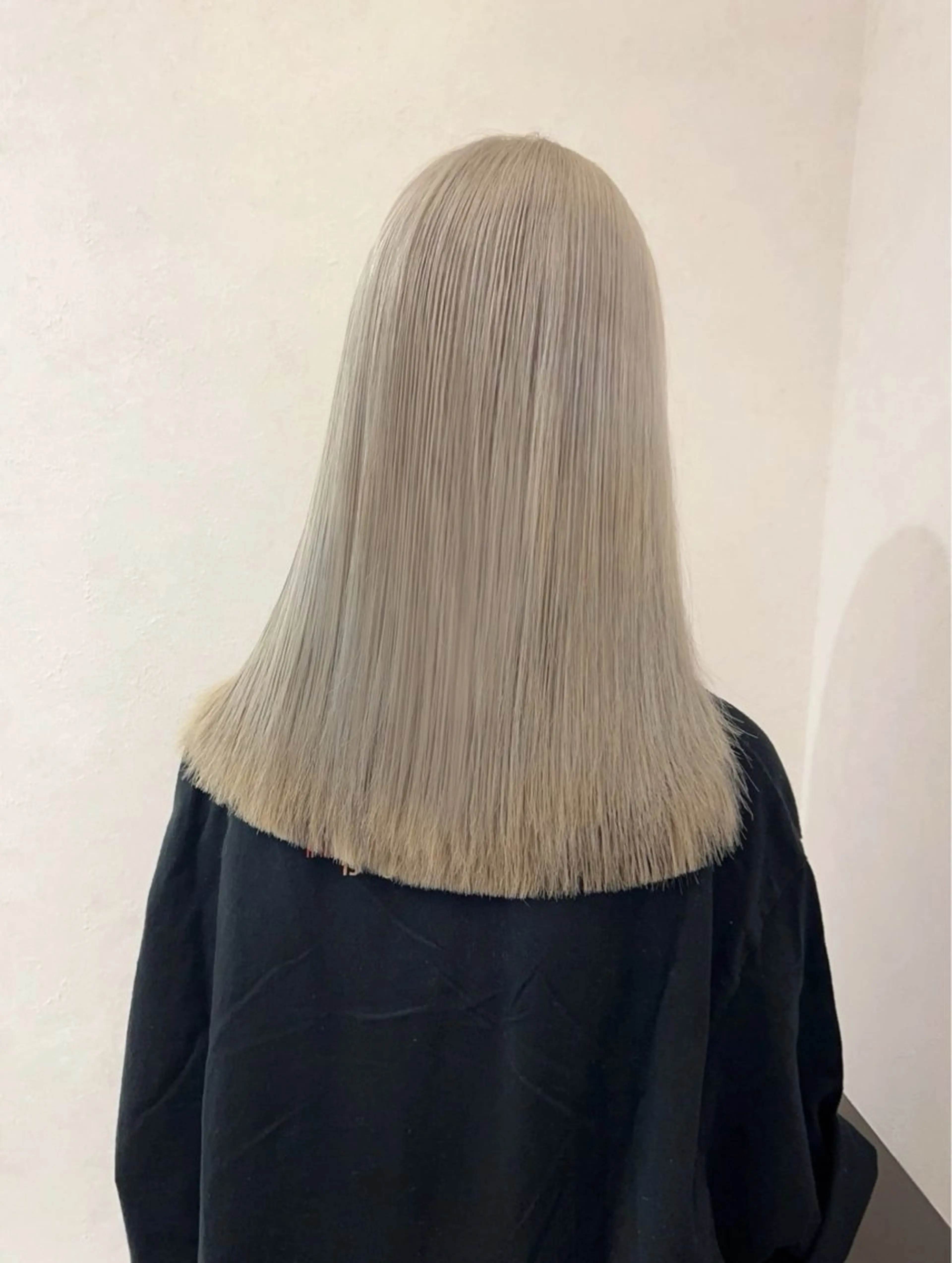 カラー ヘアカラー nehus nagaoka所属・🖤複雑履歴ブリーチ Mizuki 🖤のヘアスタイル
