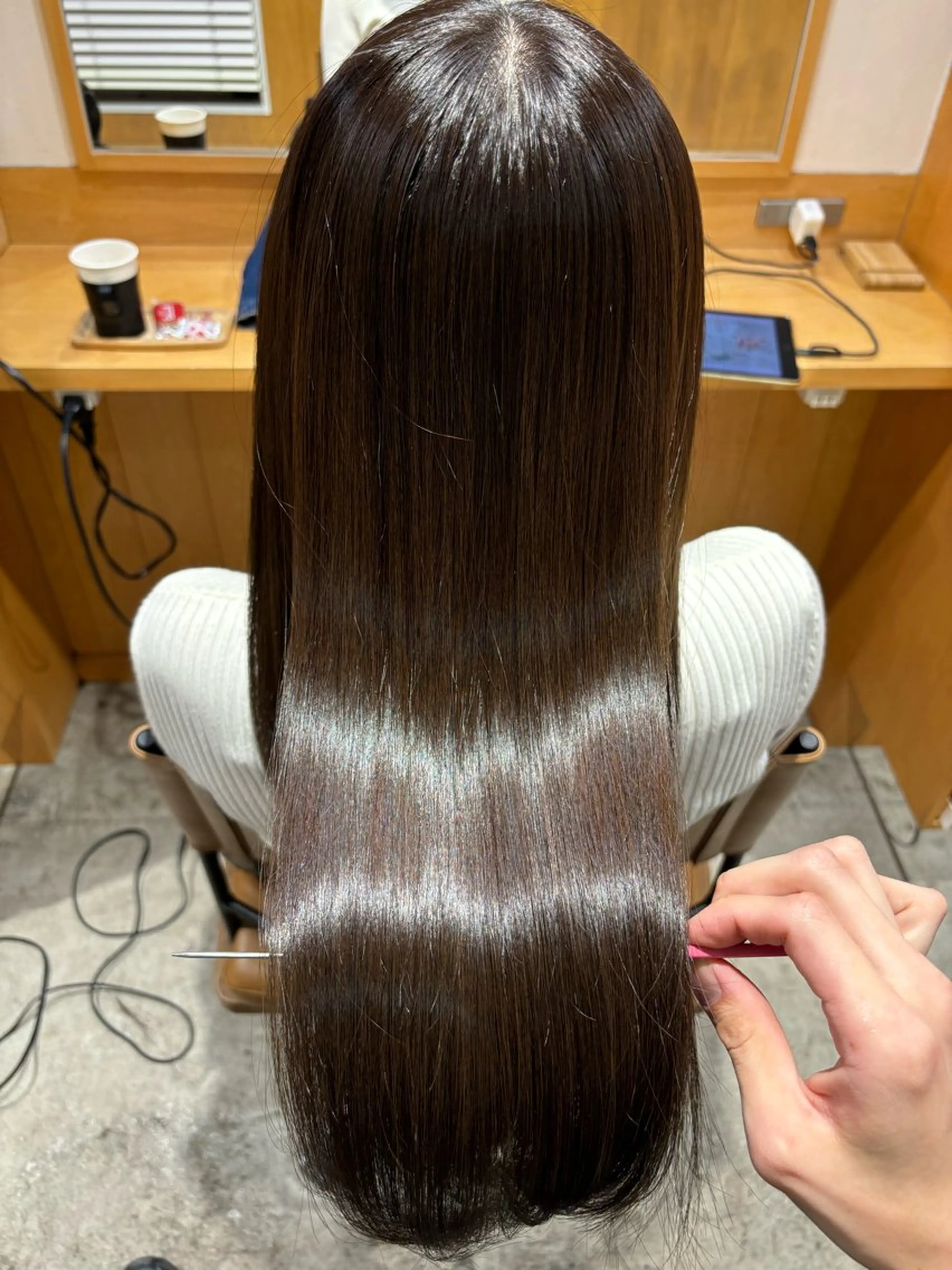 ロング カット ヘアカラー トリートメント [Amphi Tokyo]宮原のヘアスタイル