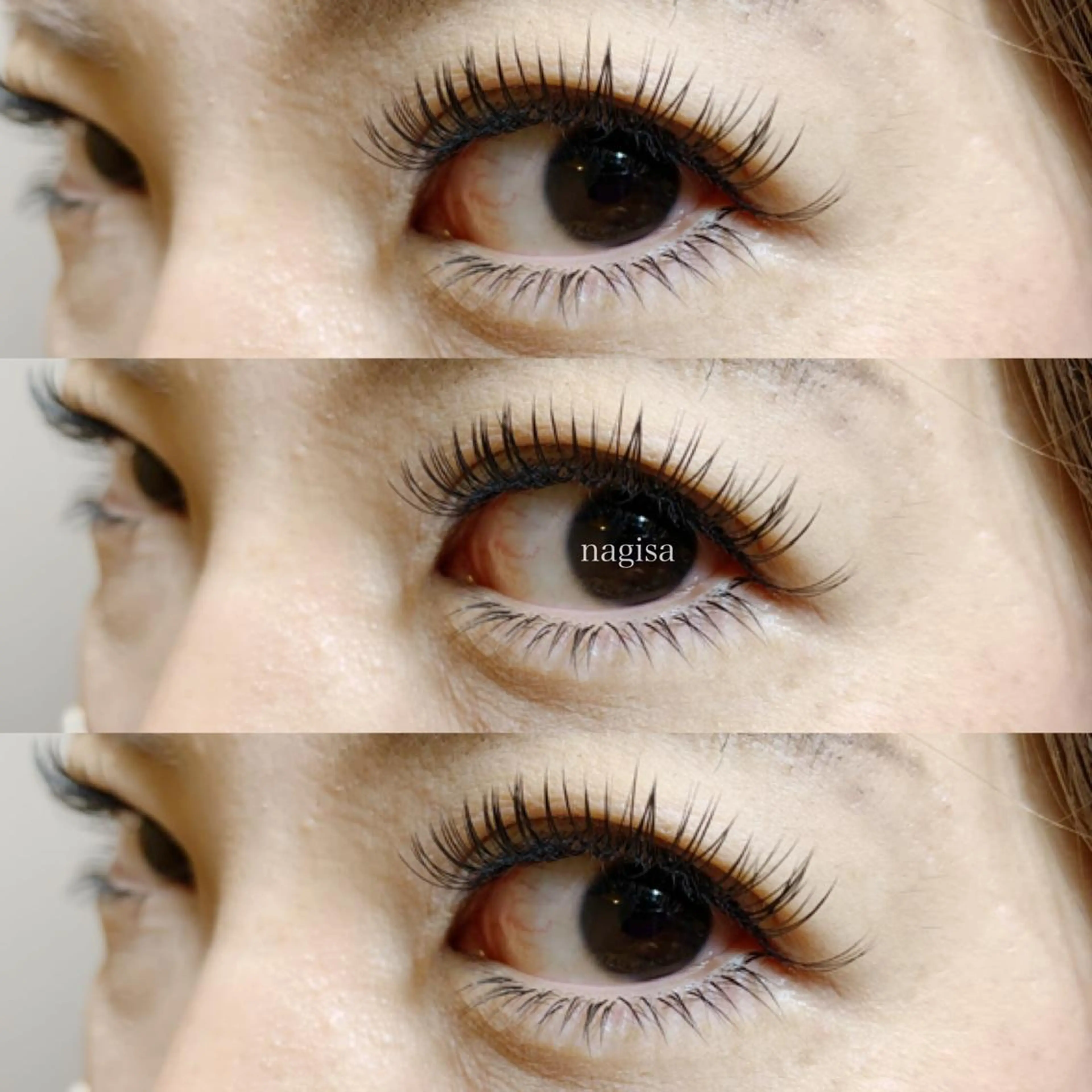 マツエク・マツパ フラットラッシュ 下まつげエクステ FEEL LASH所属・♡Nagisa.S ♡のマツエク・マツパデザイン