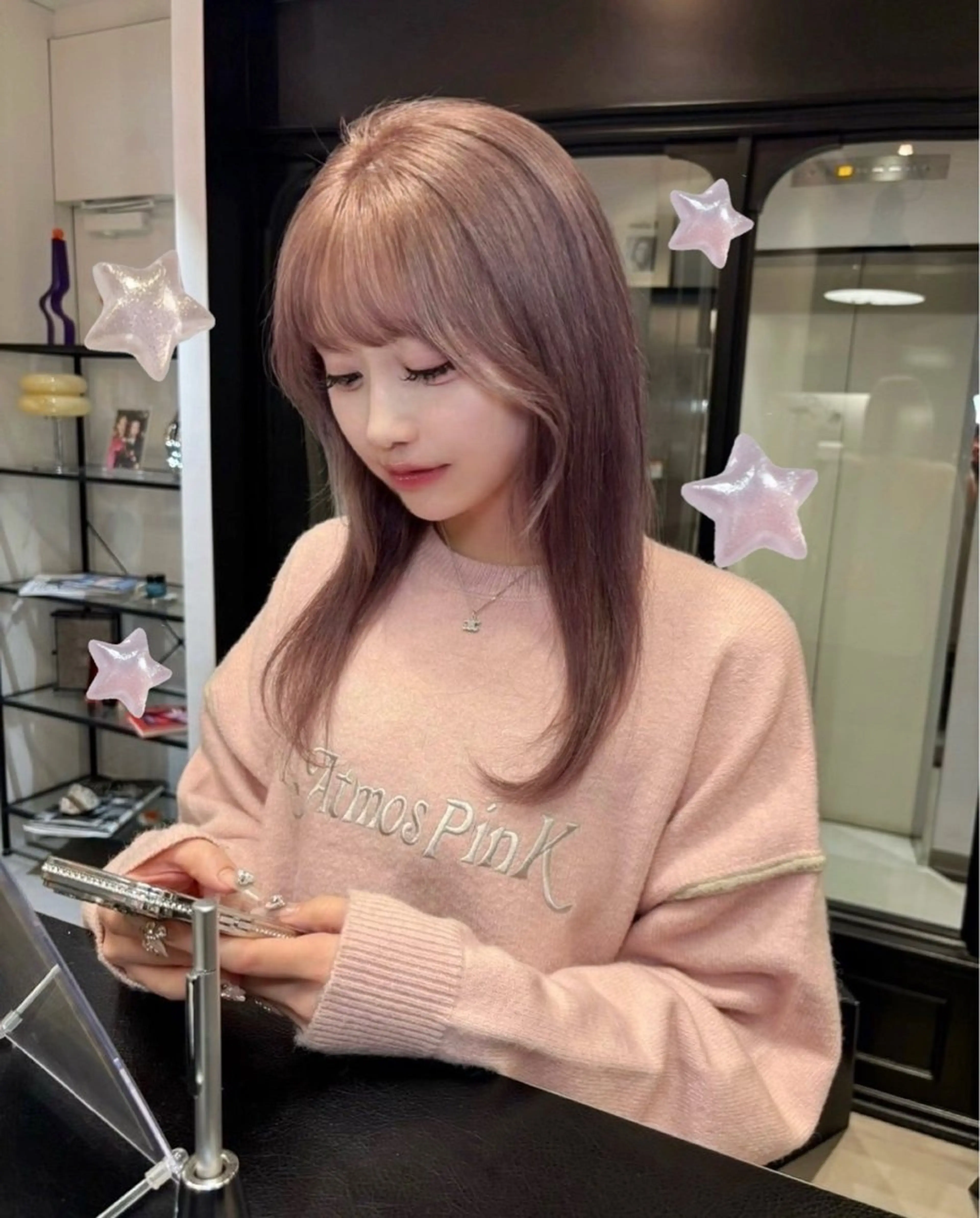カラー ヘアカラー rizu ボブヘアのヘアスタイル