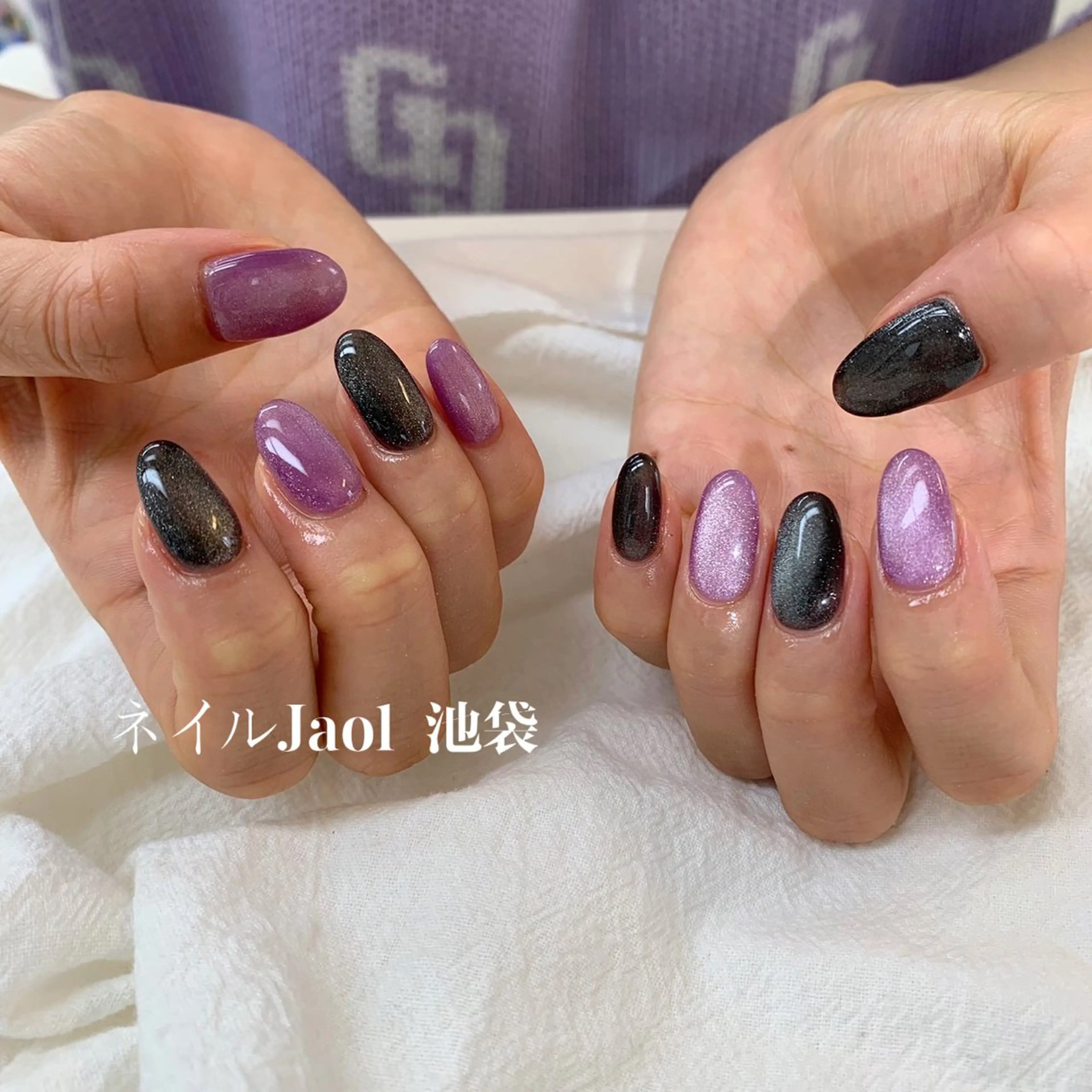 ミディアム ハンドネイル nail jaol池袋店所属・ネイルJaol 池袋のネイルデザイン