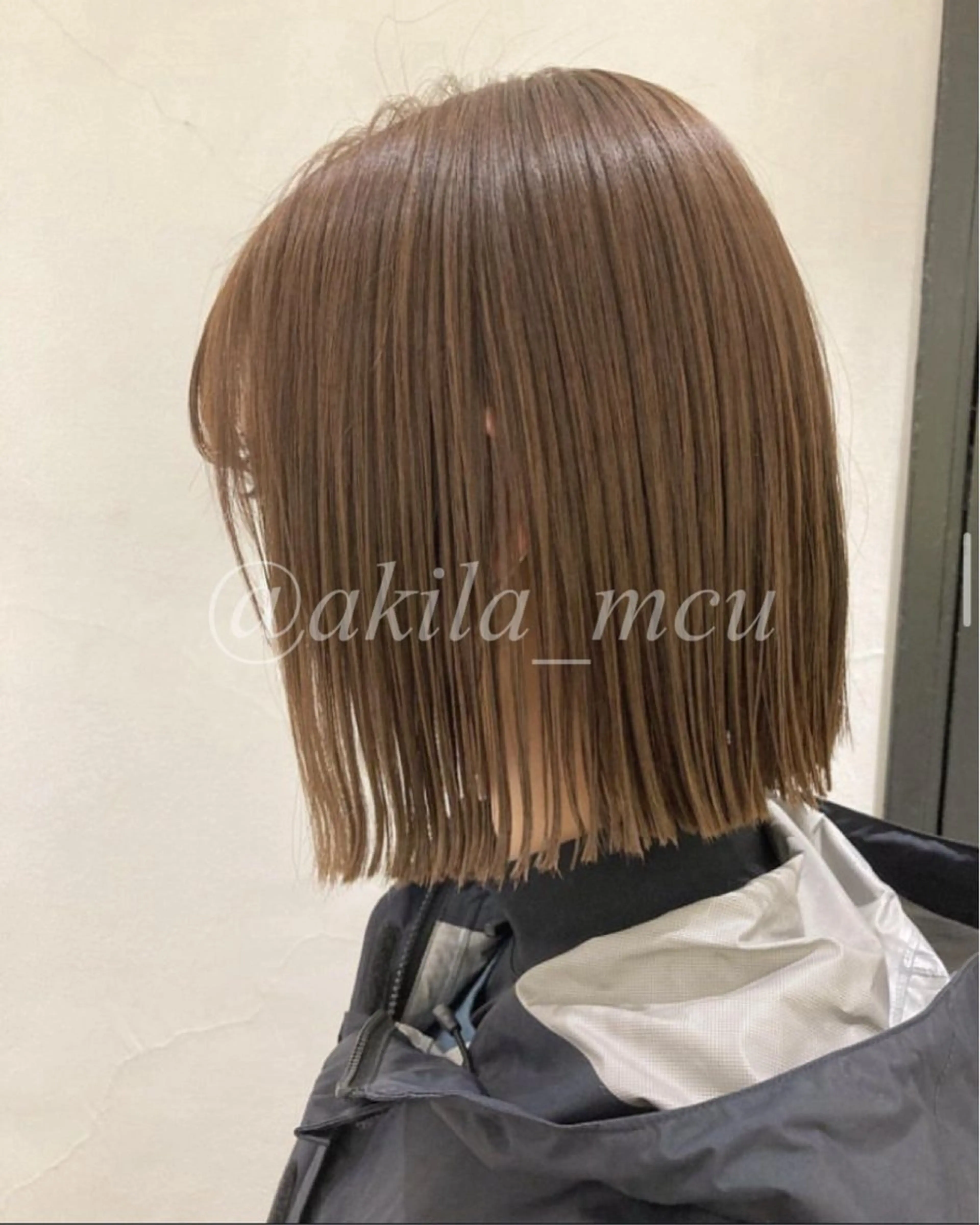 ショート カラー ヘアアレンジ 切りっぱなしボブ ショートボブ ボブ 髪質改善 ショートヘア エグチ アキラのヘアスタイル