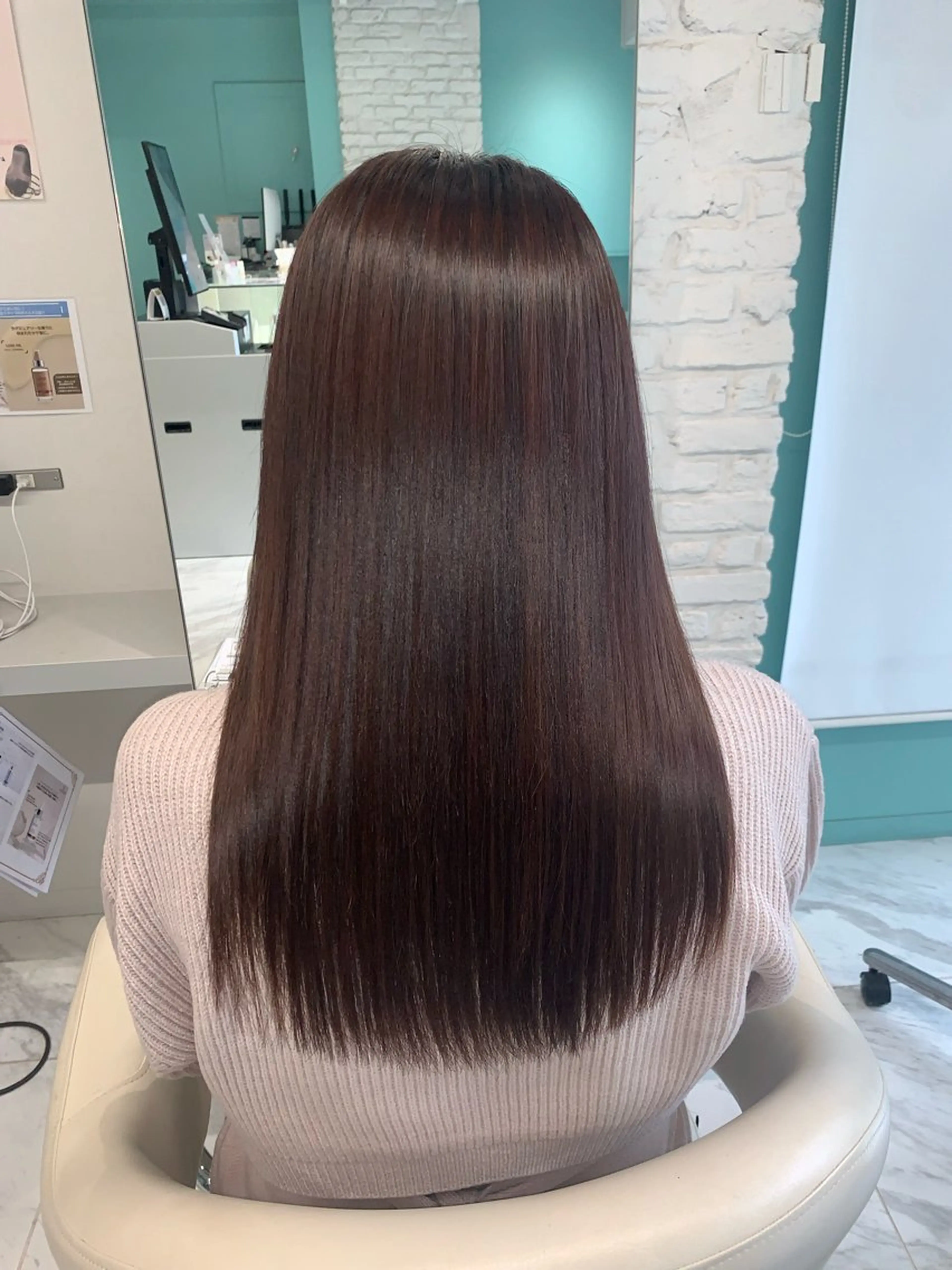 ロング 髪質改善 トリートメント カット ヘアカラー 縮毛矯正 トリートメント 髪質改善　縮毛矯正 池本有宏のヘアスタイル