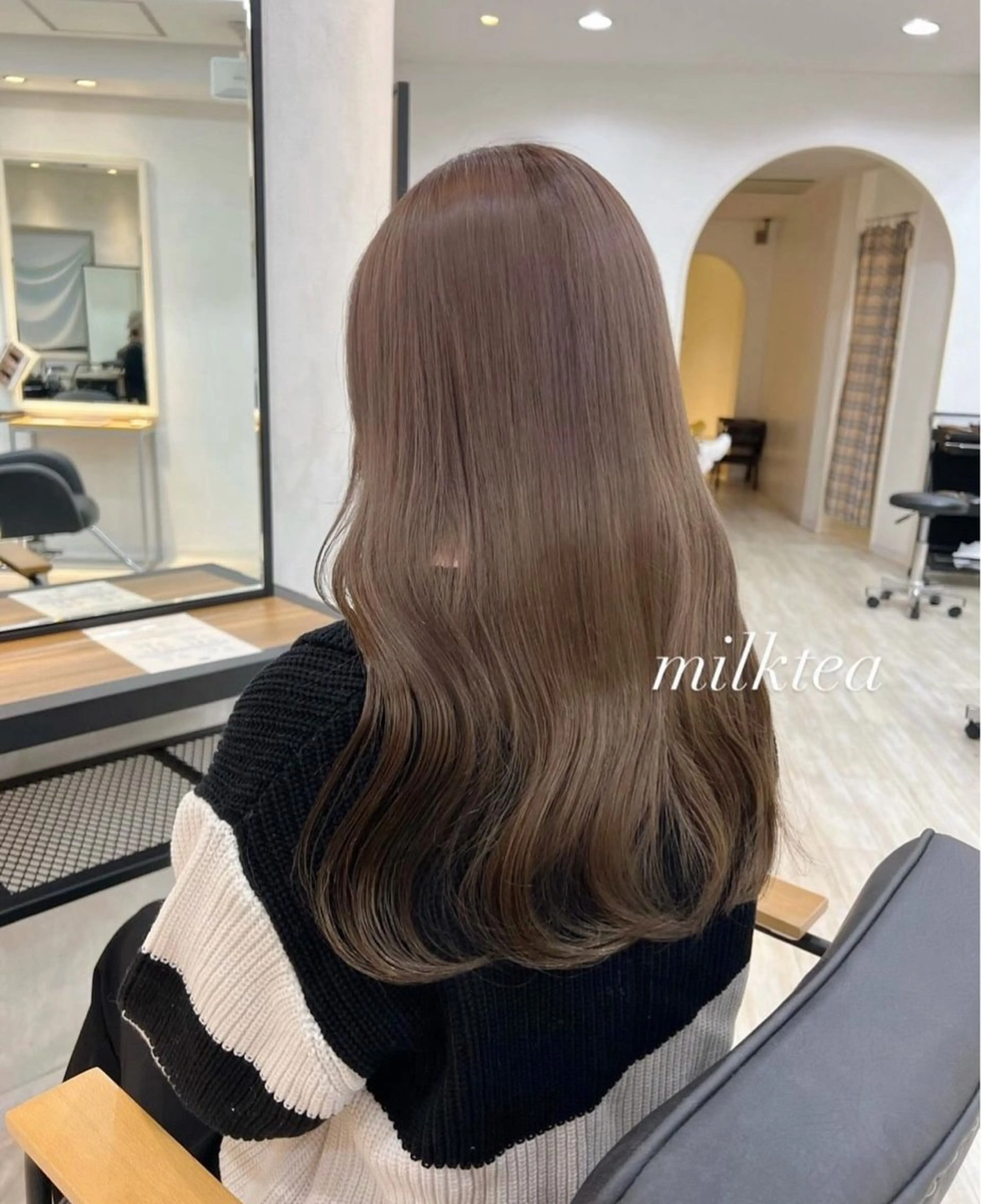 ロング カラー カット ヘアカラー 【女性限定】 田中明莉🎀のヘアスタイル