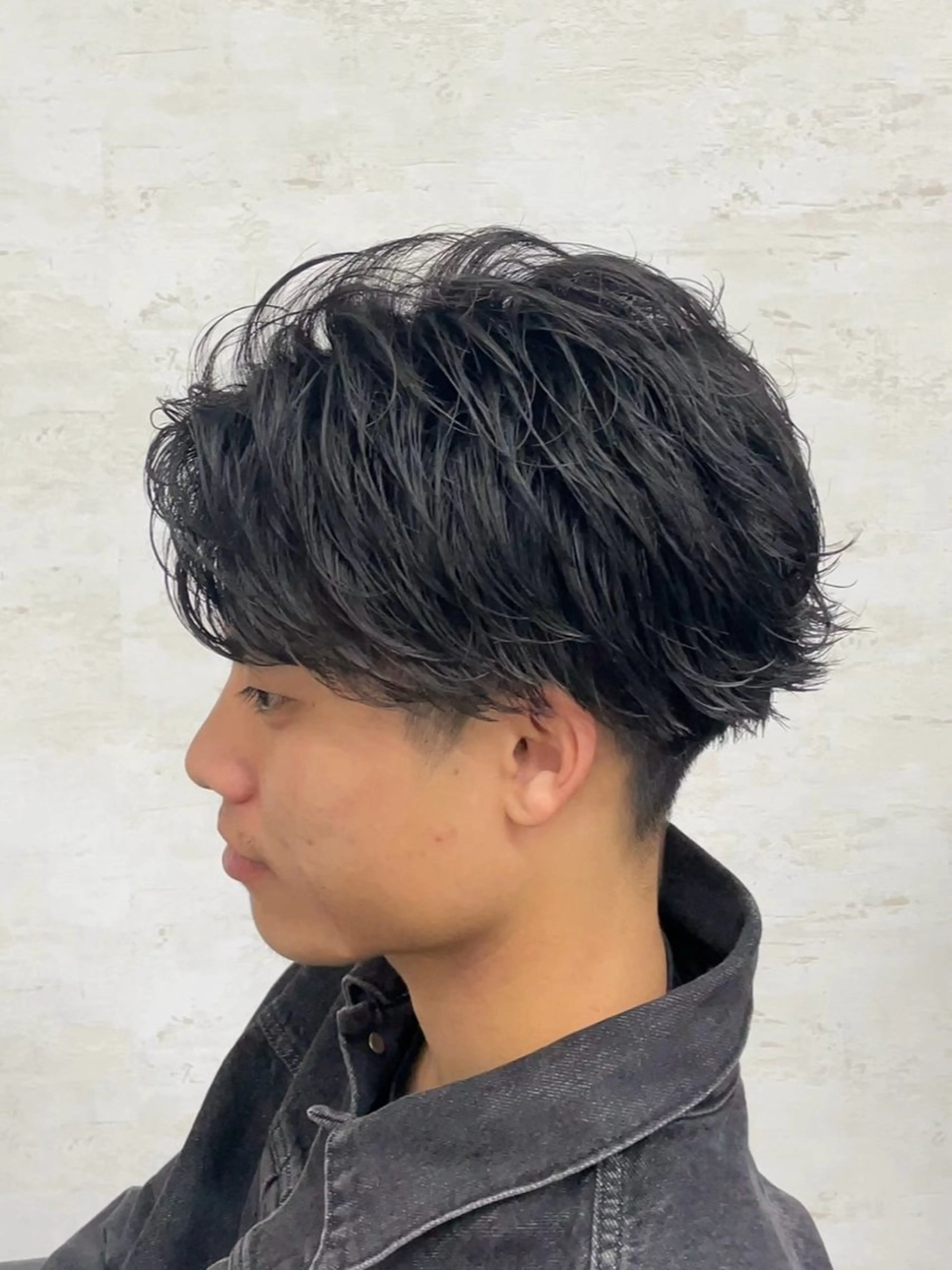 メンズ カット パーマ 遠藤 健登のヘアスタイル