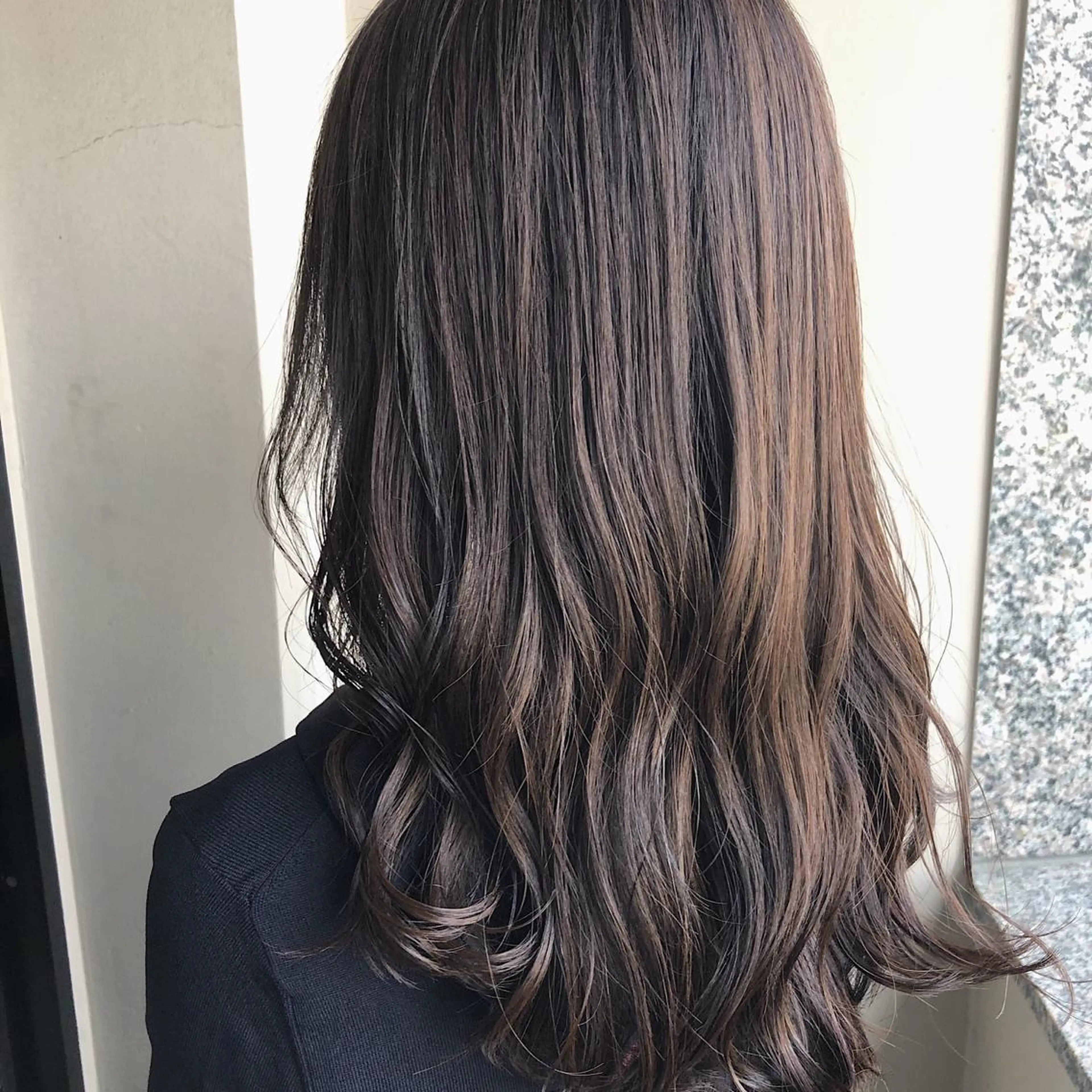 セミロング カラー グレージュ 髪質改善とカラー特化 ✨Hito.nowaのヘアスタイル