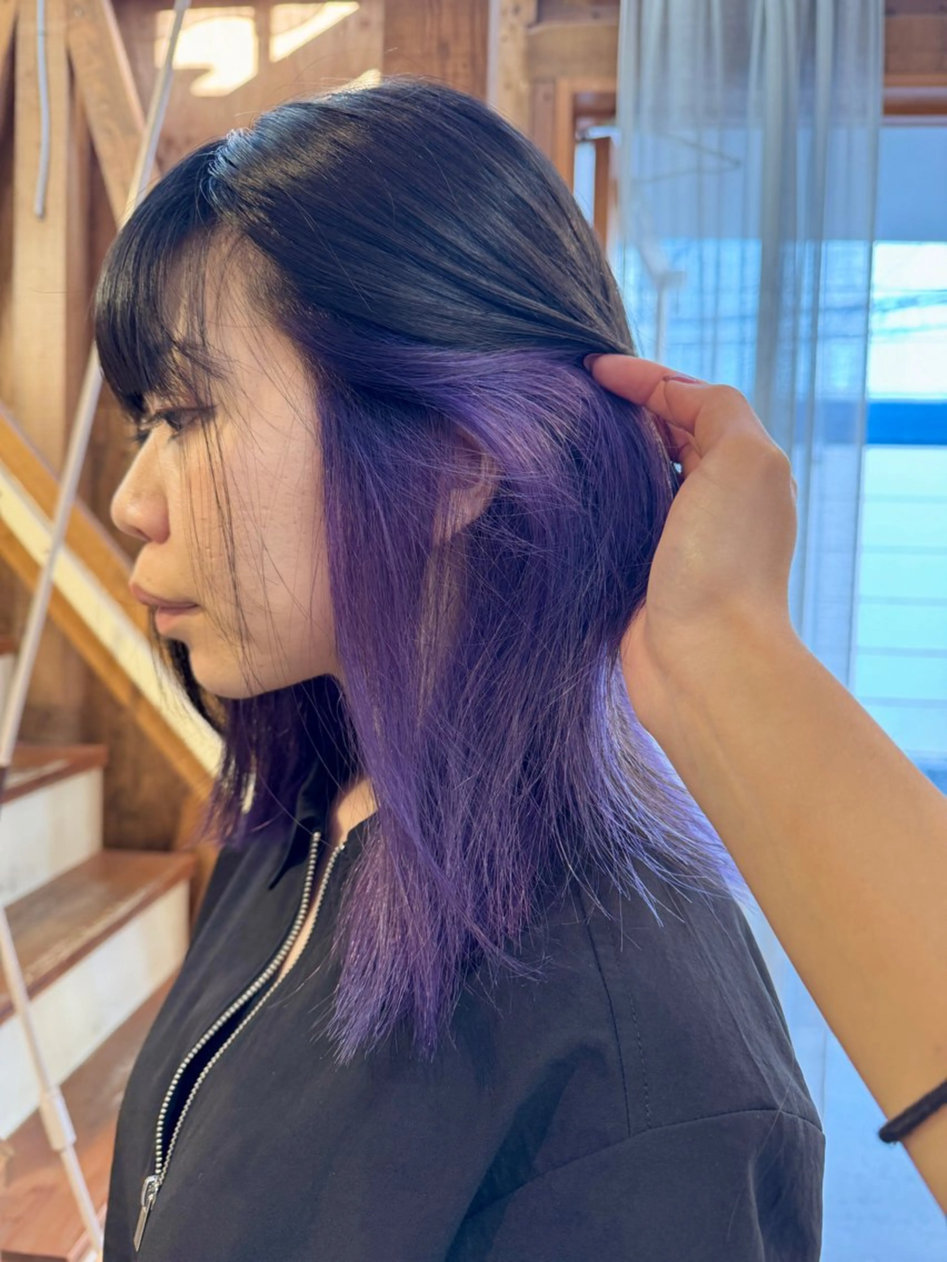 セミロング カラー カット ヘアカラー トリートメント 透明感 カラー💎umiのヘアスタイル