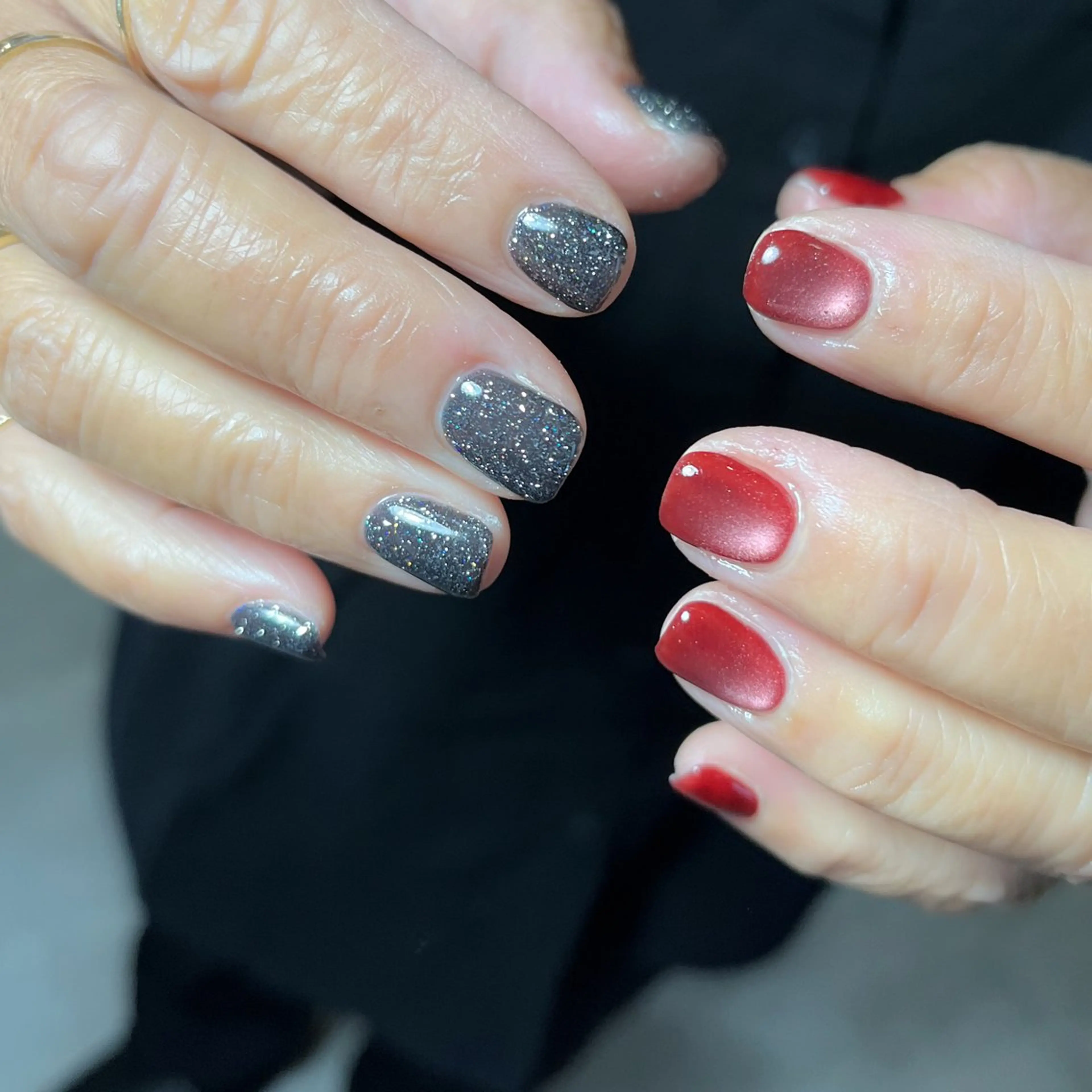 ネイル マグネットネイル ハンドネイル ARUM nail shokoのネイルデザイン