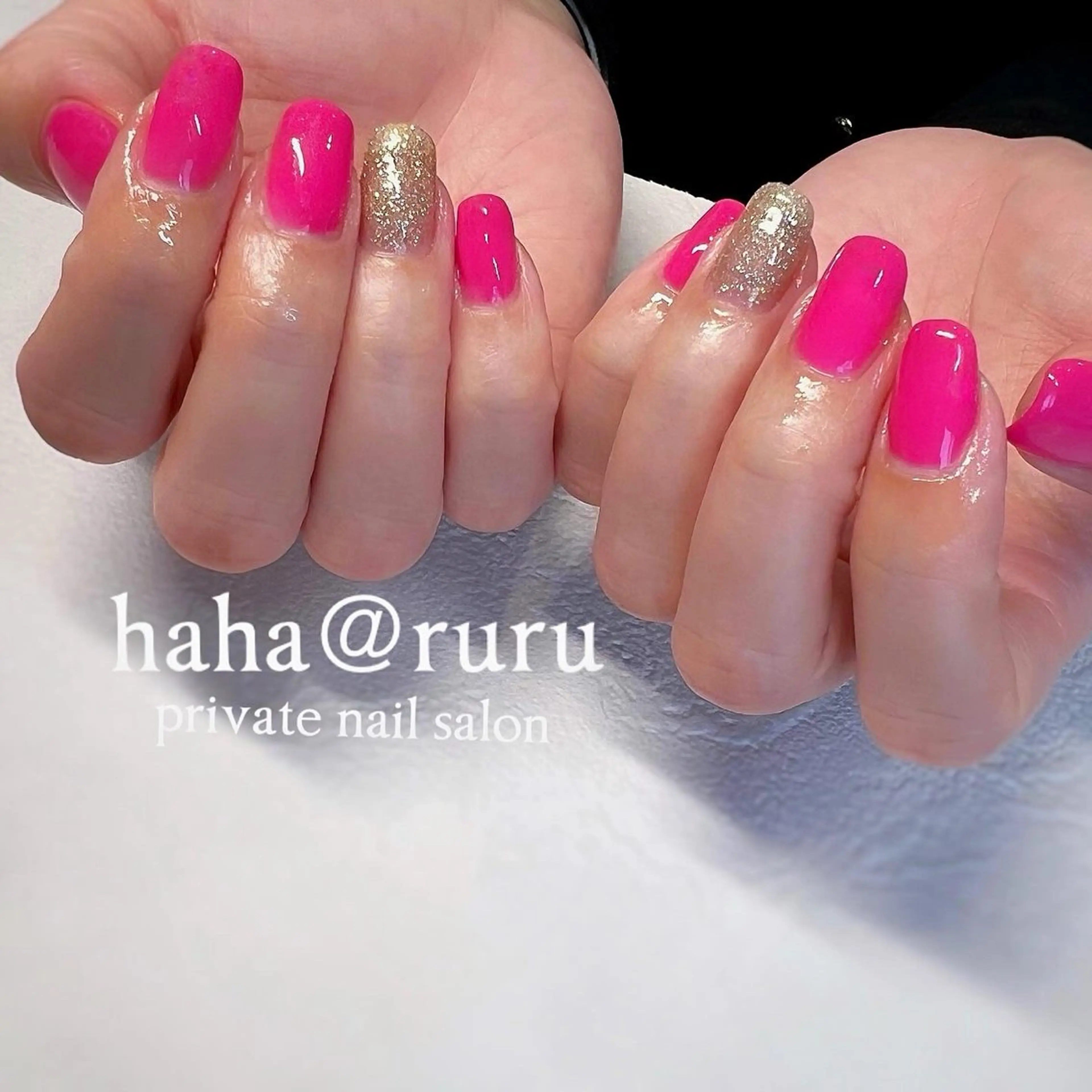 ネイル ワンカラーネイル haha@ ruruのネイルデザイン