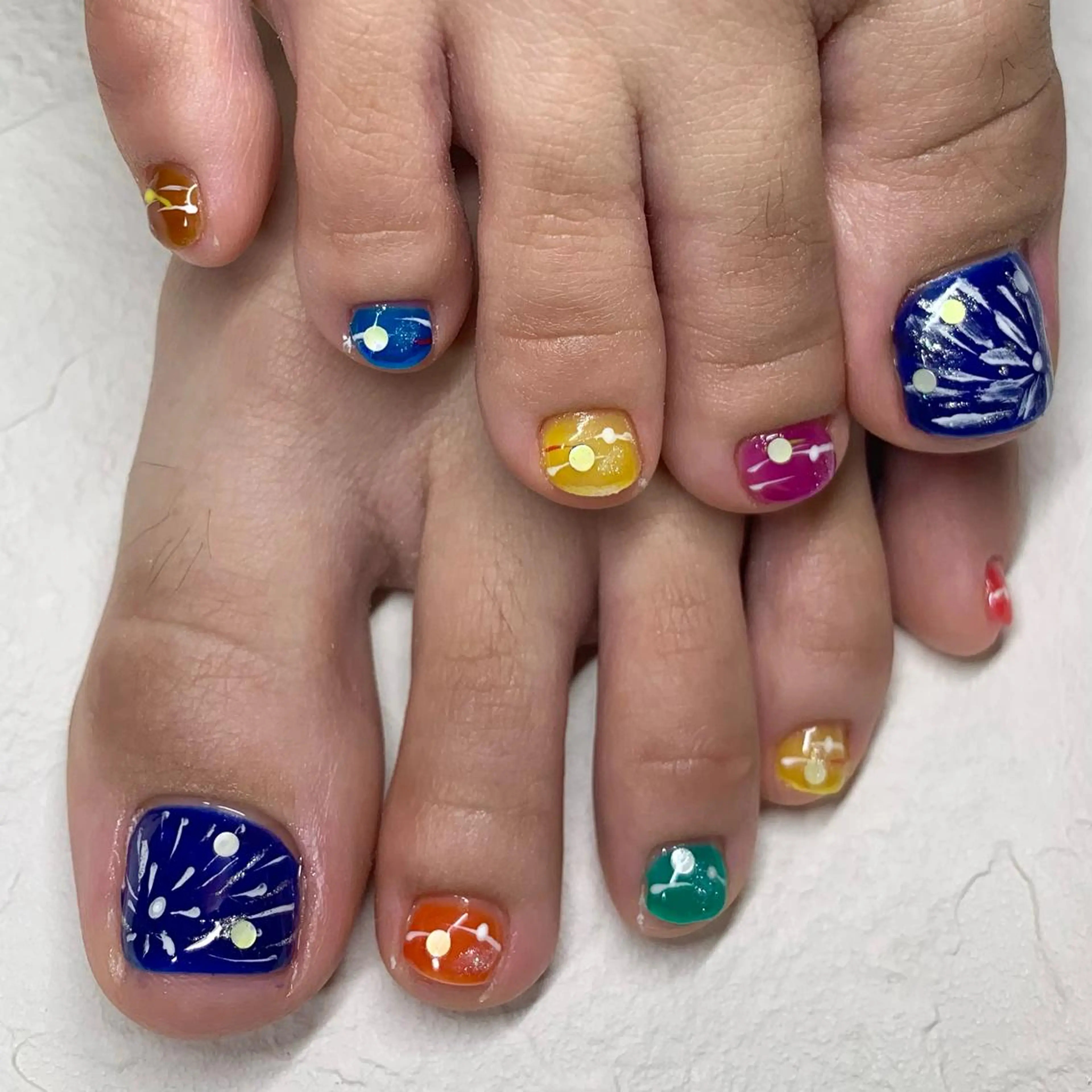 ネイル アートネイル フットネイル ネイルスタジオ コスタ•デルマールのネイルデザイン