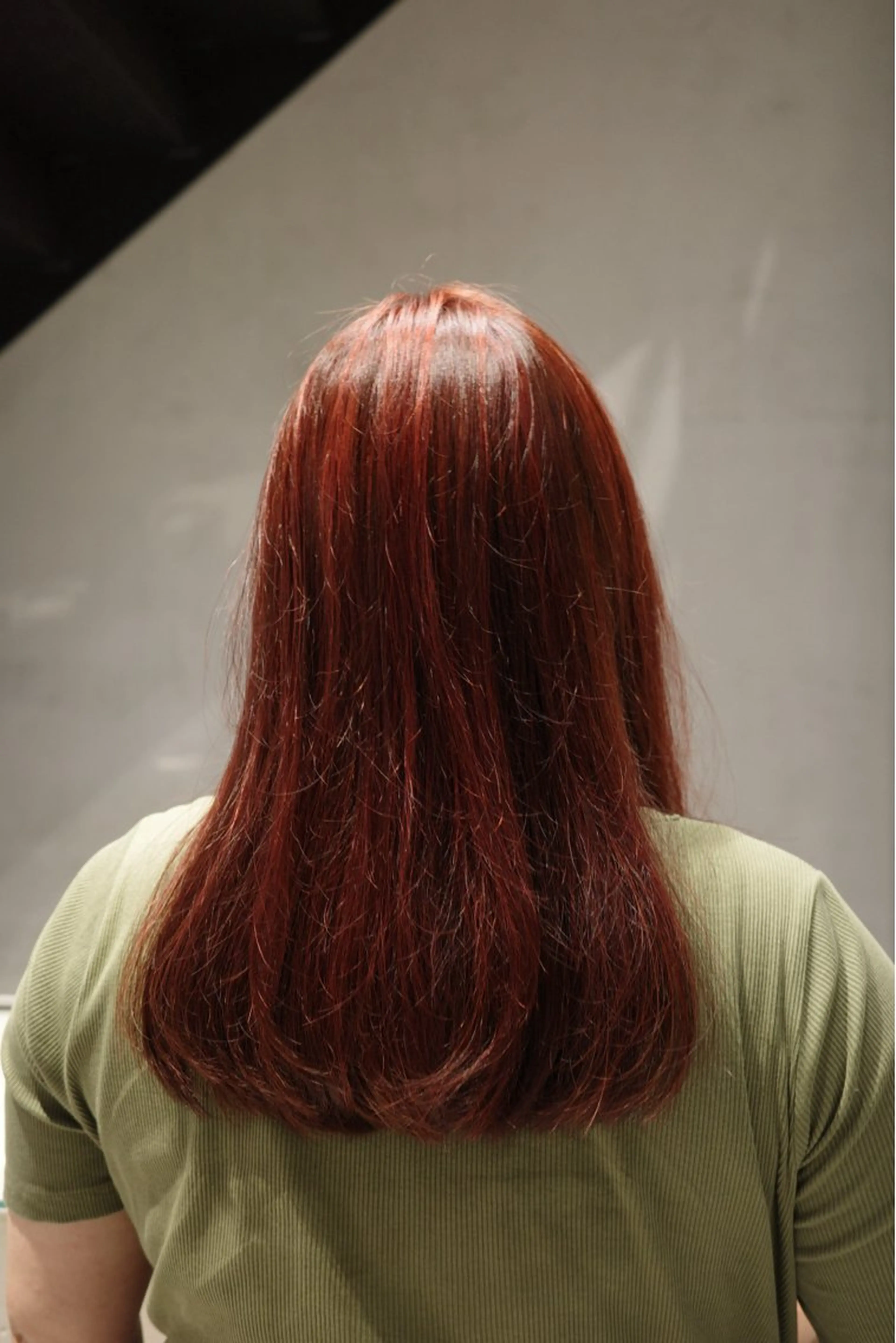 カラー ハイライトカラー レッドカラー ヘアカラー Tamoto Arumuのヘアスタイル