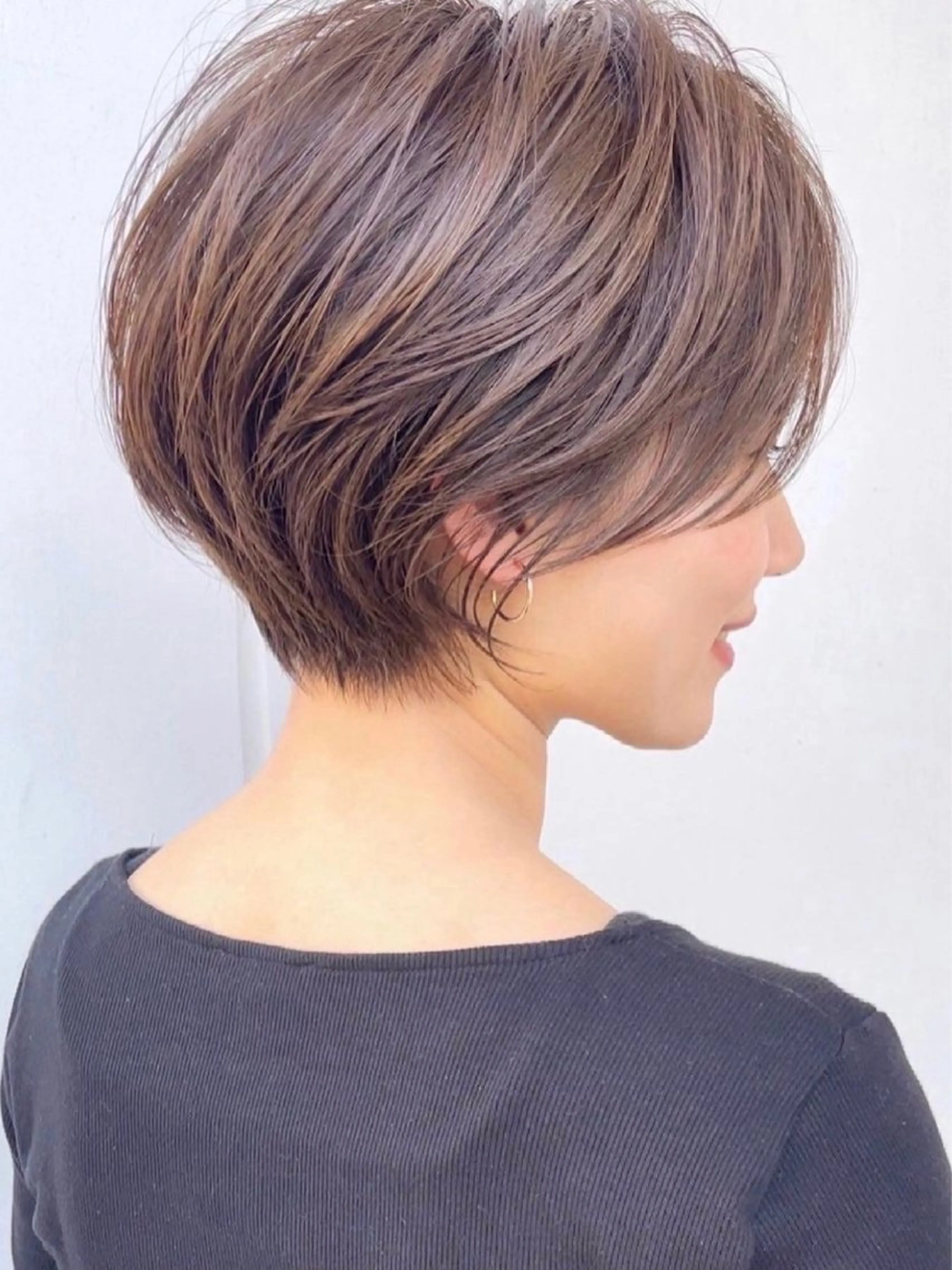 ショート カラー i.+sapporo所属・ショート/レイヤー /札幌/小山内のヘアスタイル